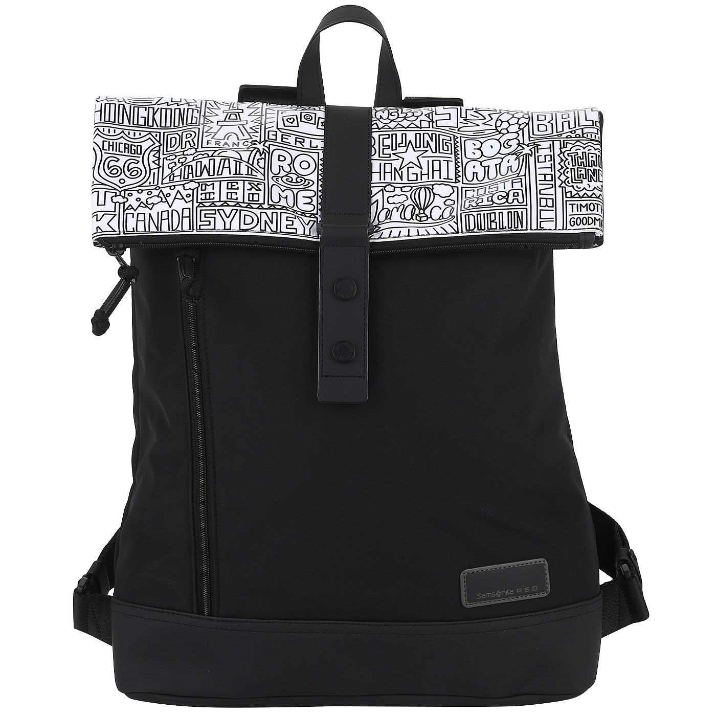 Рюкзак Samsonite Glaehn Backpack 33х12х43,5 см чёрный/серый samsonite рюкзак samsonite звездочки