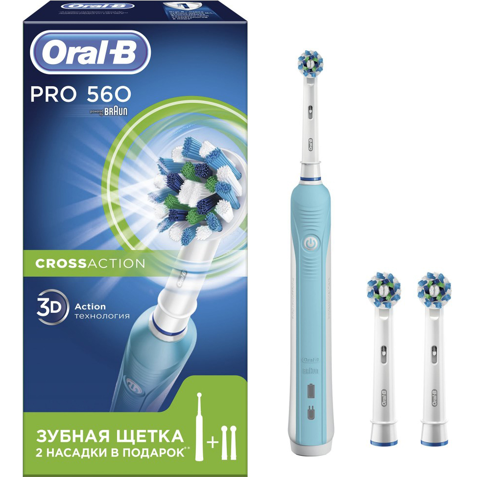 фото Электрическая зубная щетка braun oral-b pro 560/d16.533.u