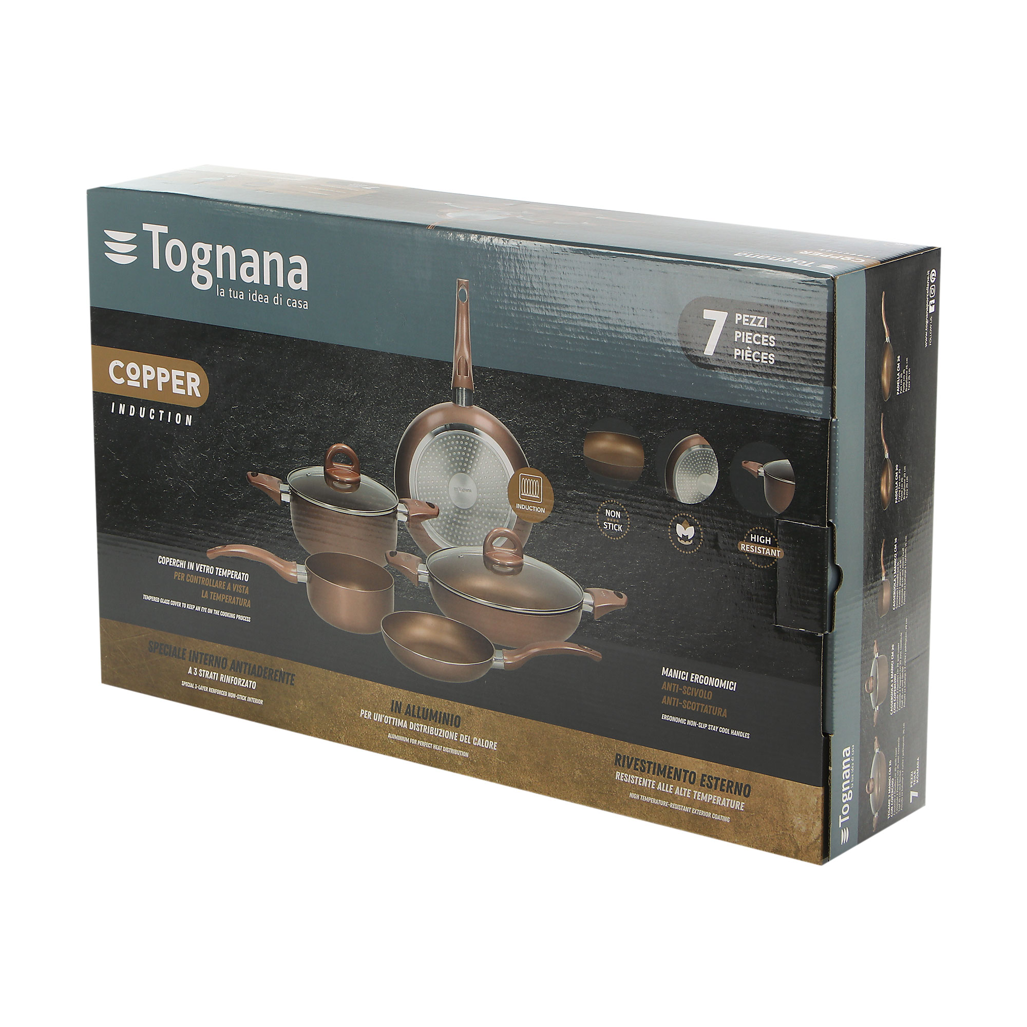 фото Набор посуды tognana kitchenware grancuci 7 предметов