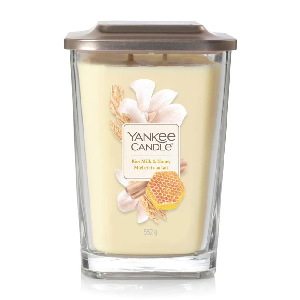 фото Свеча большая yankee candle рисовое молочко и мед