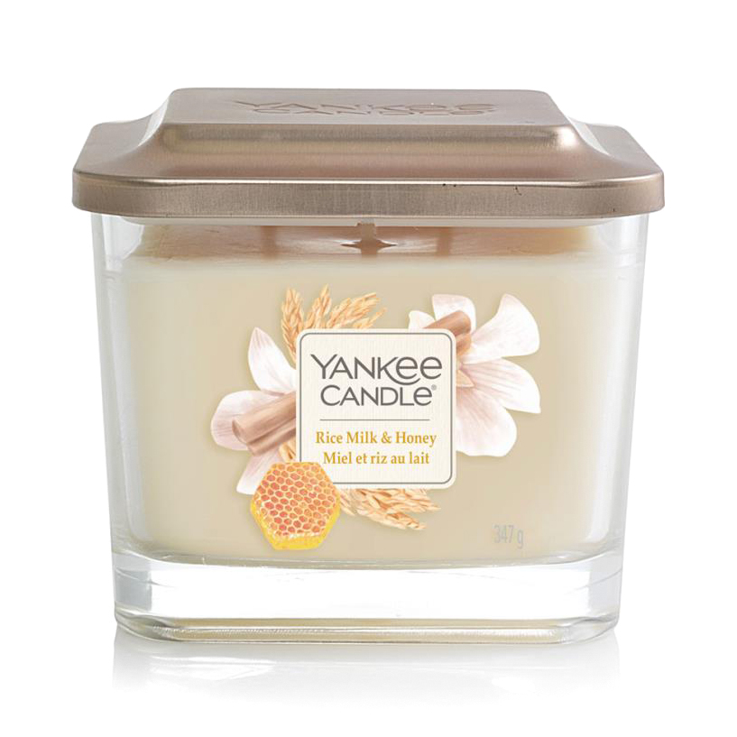 фото Свеча средняя yankee candle рисовое молочко и мед