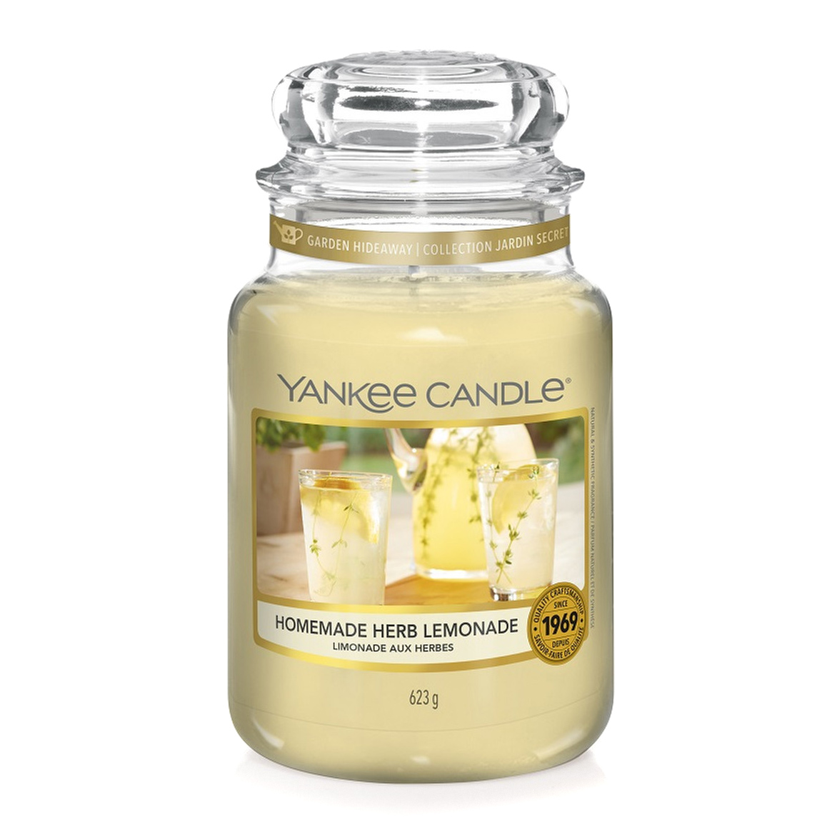 фото Свеча большая yankee candle домашний лимонад