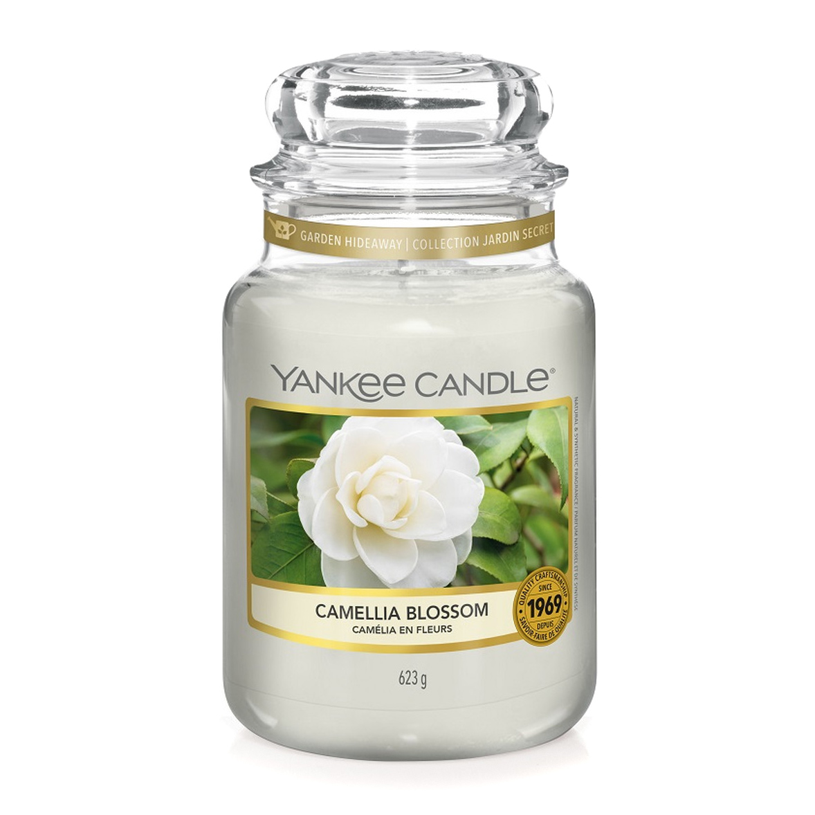 фото Свеча большая yankee candle цветок камелии