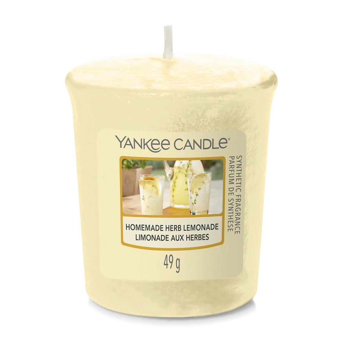 фото Свеча для подсвечника yankee candle домашний лимонад