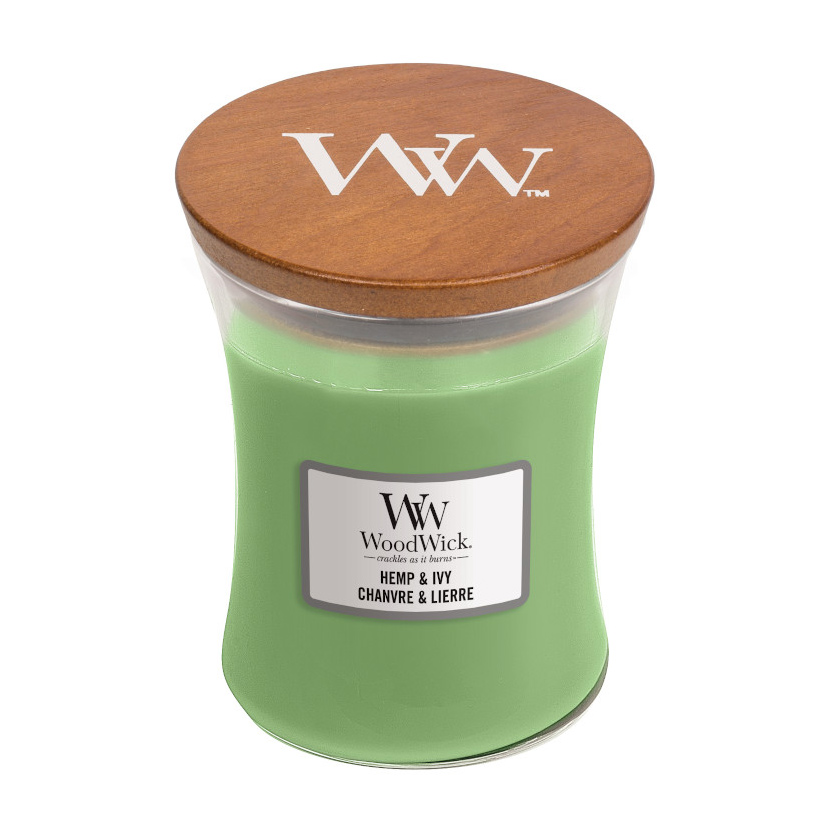 фото Аромасвеча woodwick средняя вьющийся плющ