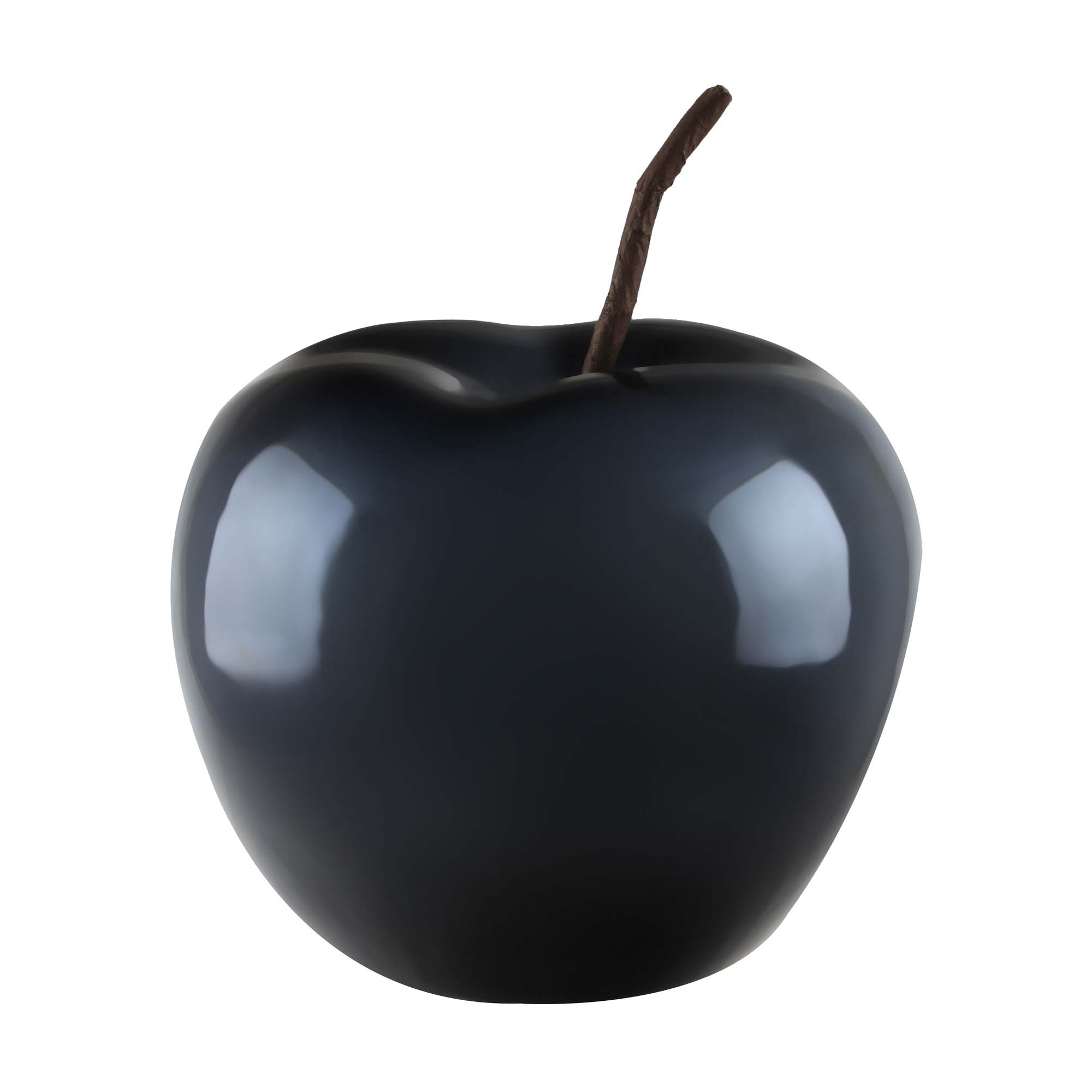 фото Фигурка декоративная edelman яблоко д12см белый/черный ассортимент