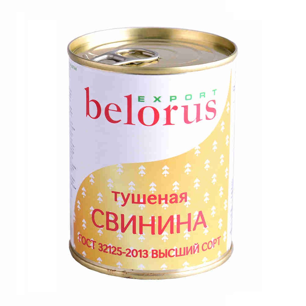 фото Свинина тушеная belorus export 338 г