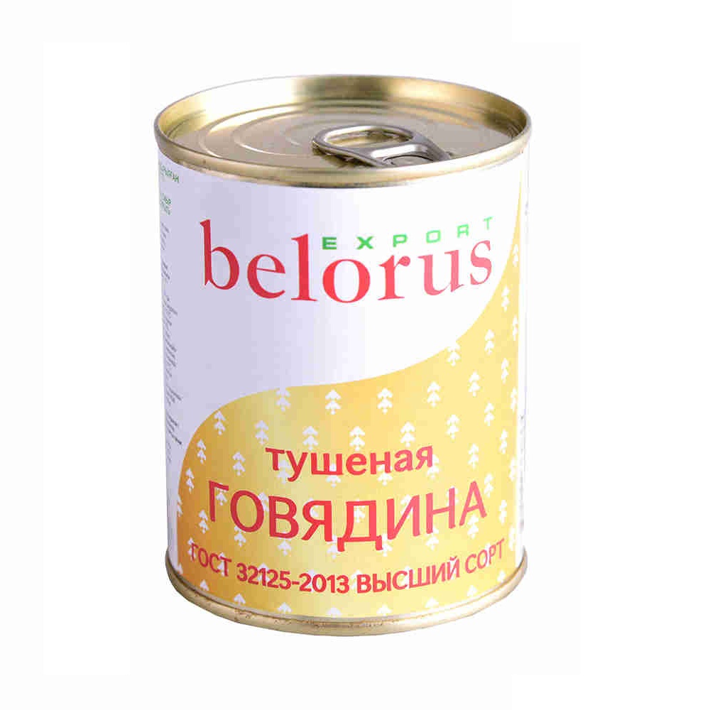 фото Говядина тушеная belorus export 338 г