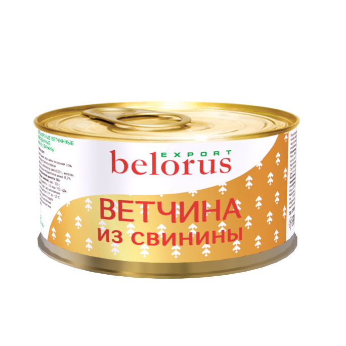 

Ветчина из свинины Belorus Export 325 г