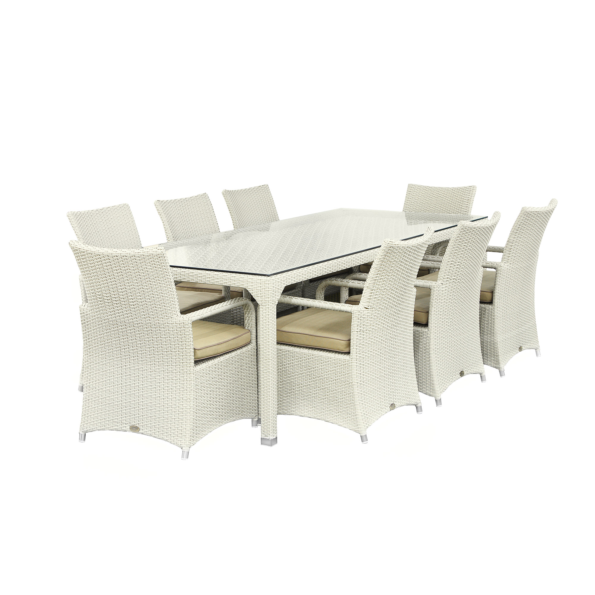 фото Комплект мебели mavi rattan 130-8tch стол+8 стульев