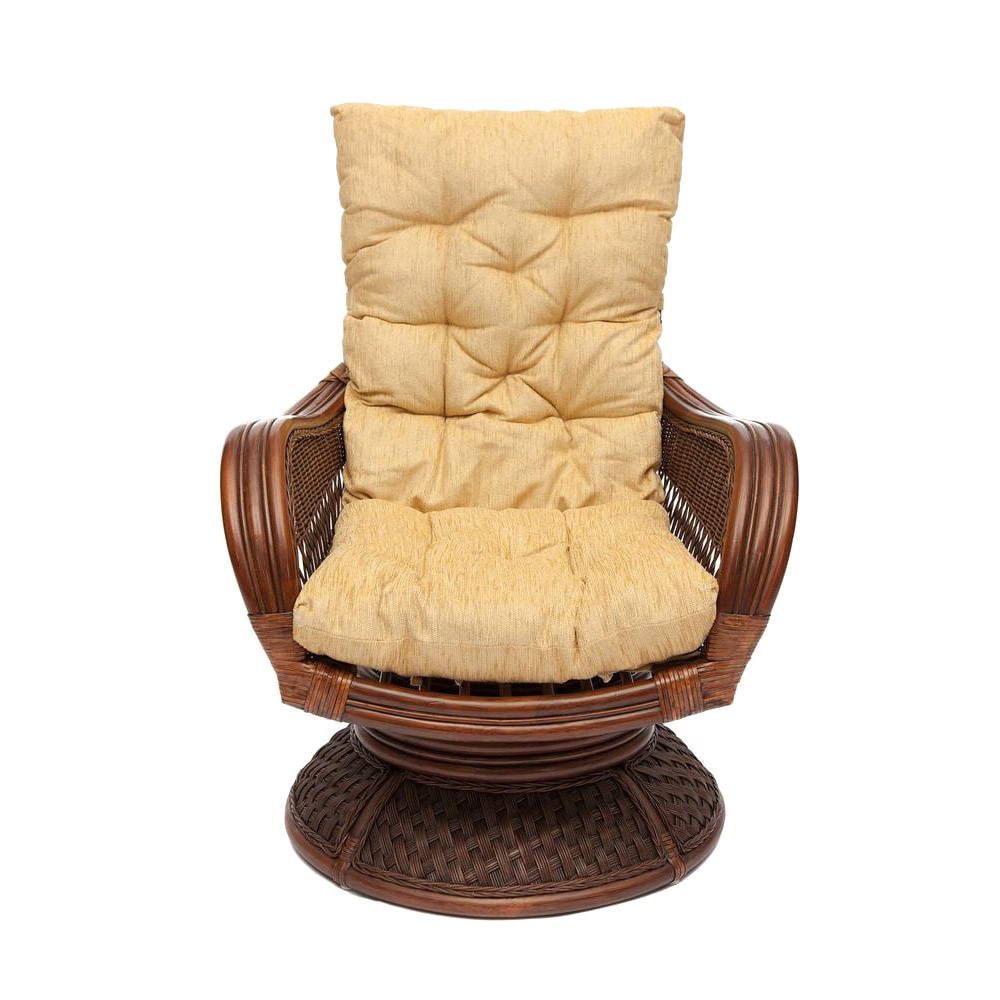 Кресло-качалка TC с подушкой 76х94х95 см, цвет античный орех - фото 8