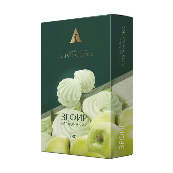 

Зефир со вкусом яблока ARISTOCRATKA 180 г