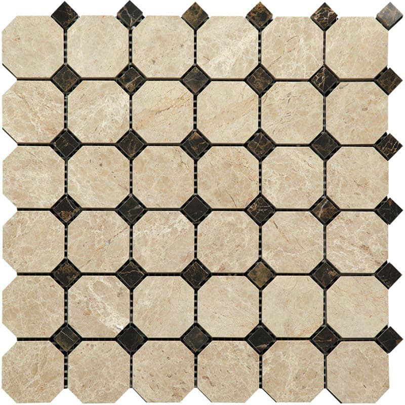фото Мозаика natural octagon 7m036+7m022-bp 30,5x30,5 см
