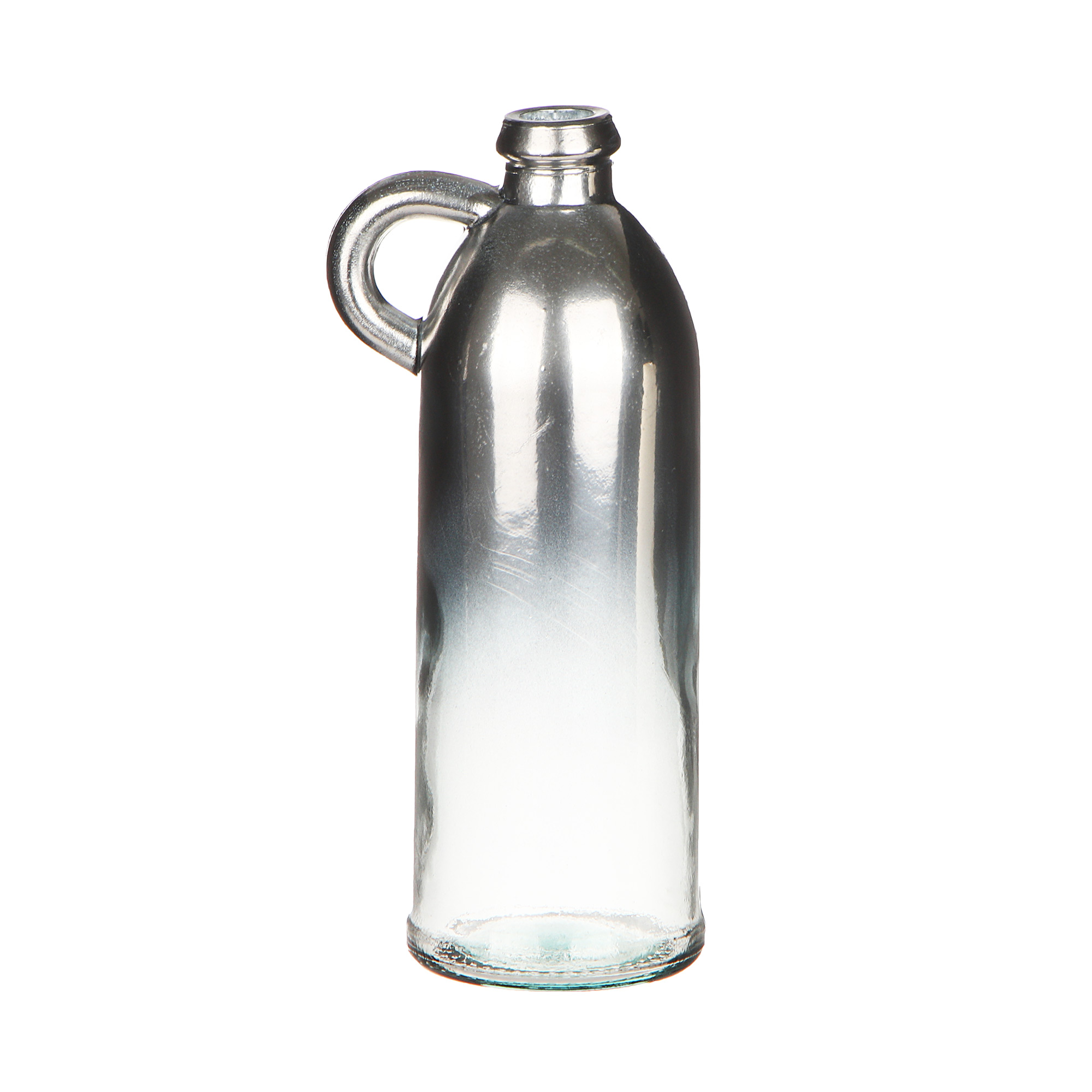 фото Бутылка-ваза стеклянная kaemingk д8х22cm в ассортименте