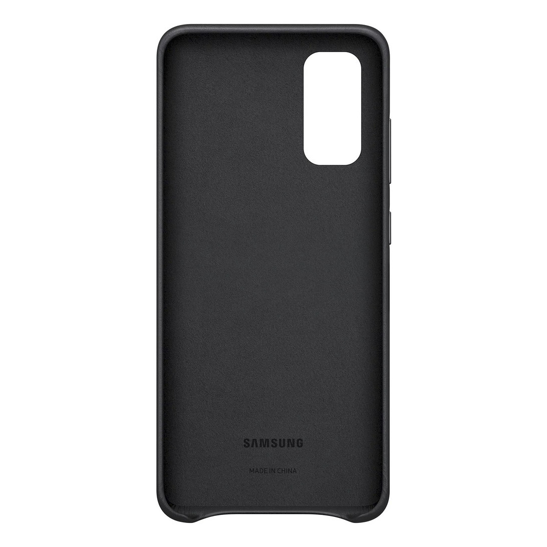 фото Чехол leather cover для samsung galaxy s20, черный