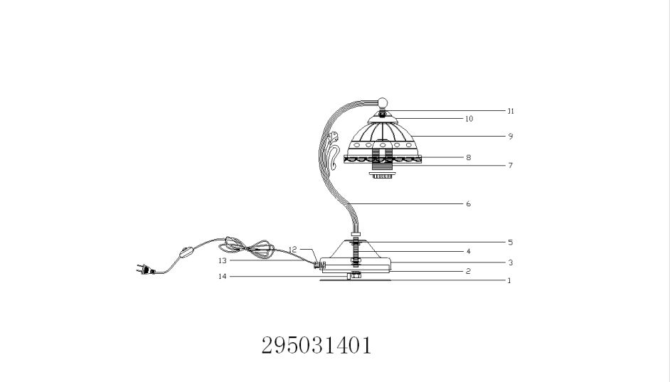 фото Лампа настольная mw-light 295031401 60w е27