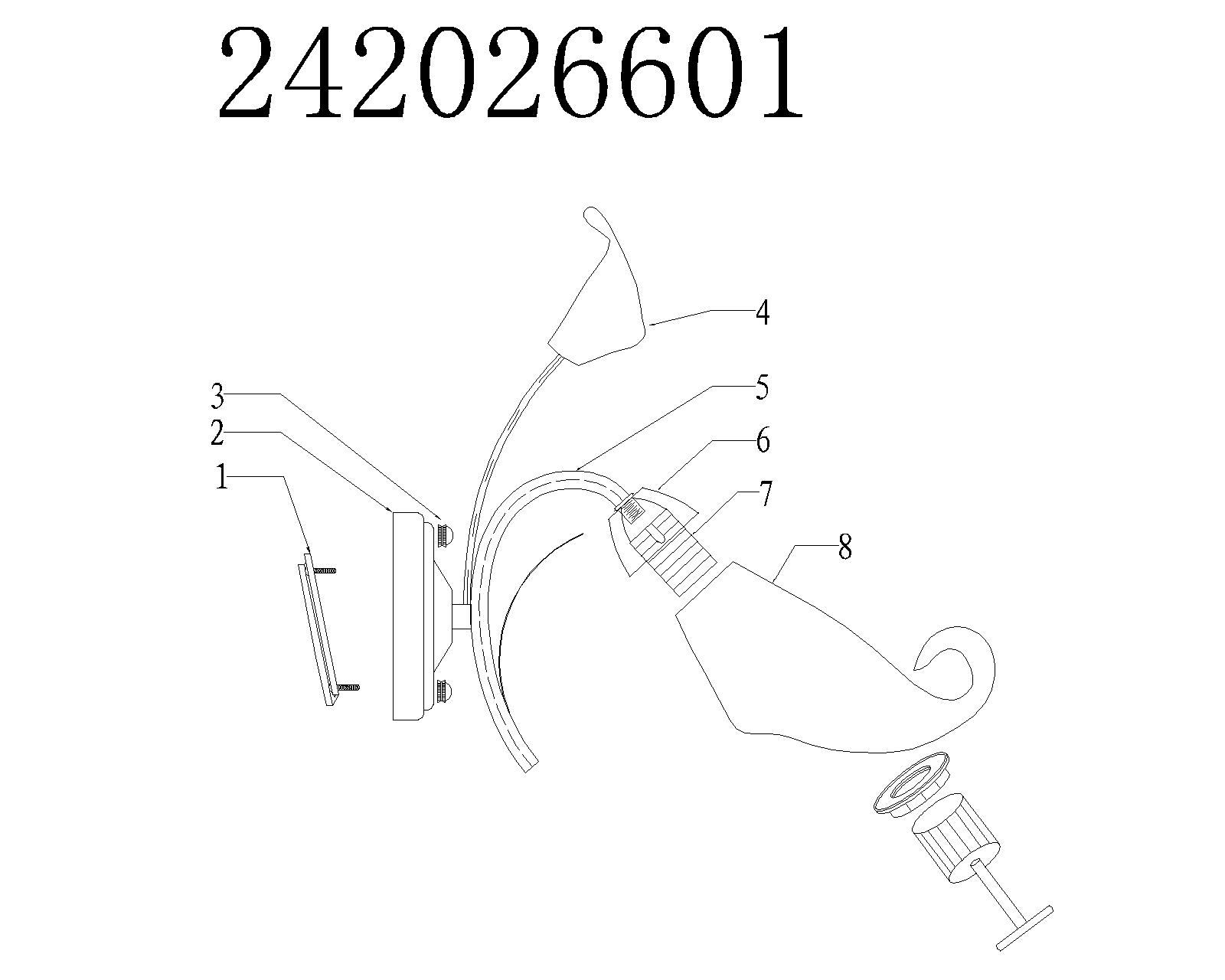 фото Бра mw-light 242026601 1/60w e14