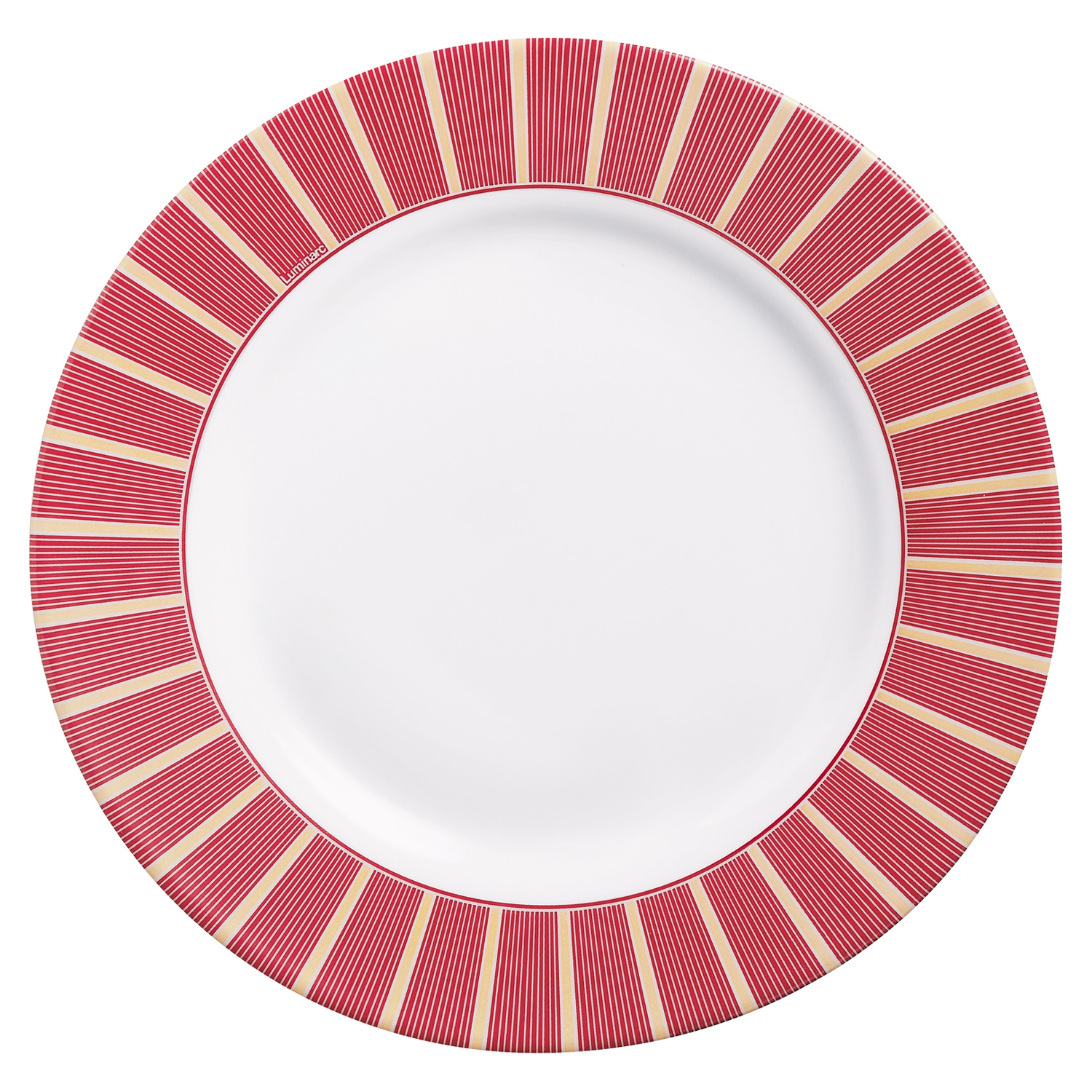 Тарелка десертная Luminarc Astre bordeaux 19 см, цвет белый - фото 1