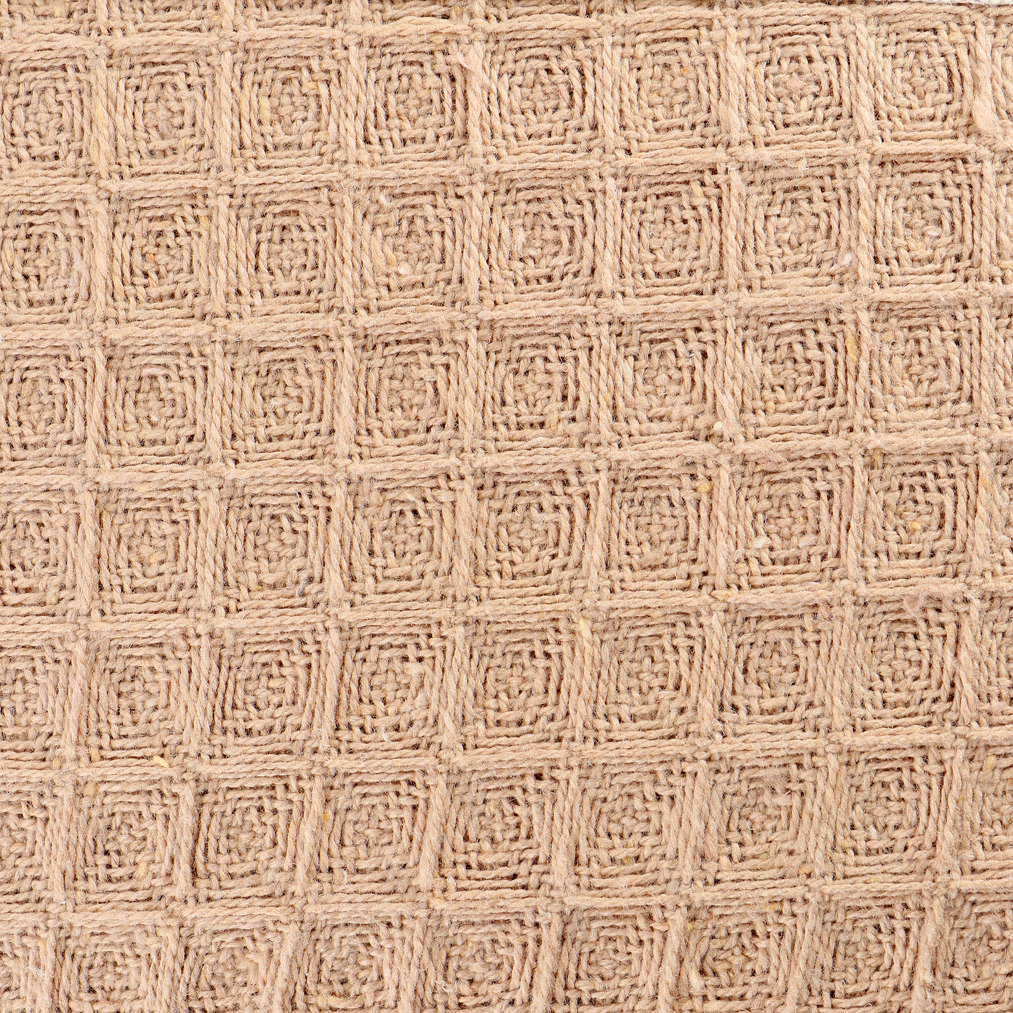 Плед вафельный Homelines textiles solid 180x200cm brown, цвет коричневый - фото 2