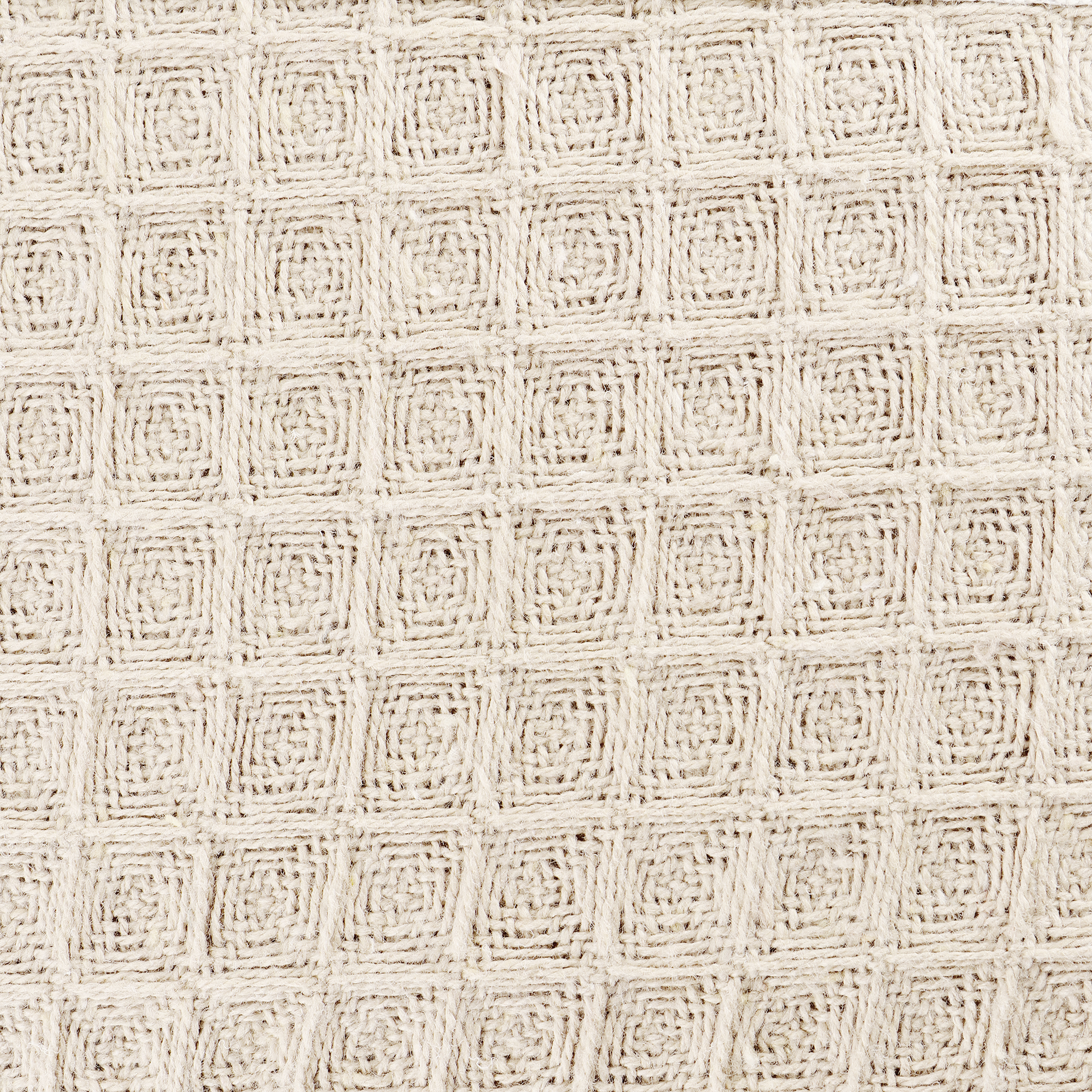 Плед вафельный Homelines textiles solid 220x240cm cream, цвет кремовый - фото 2