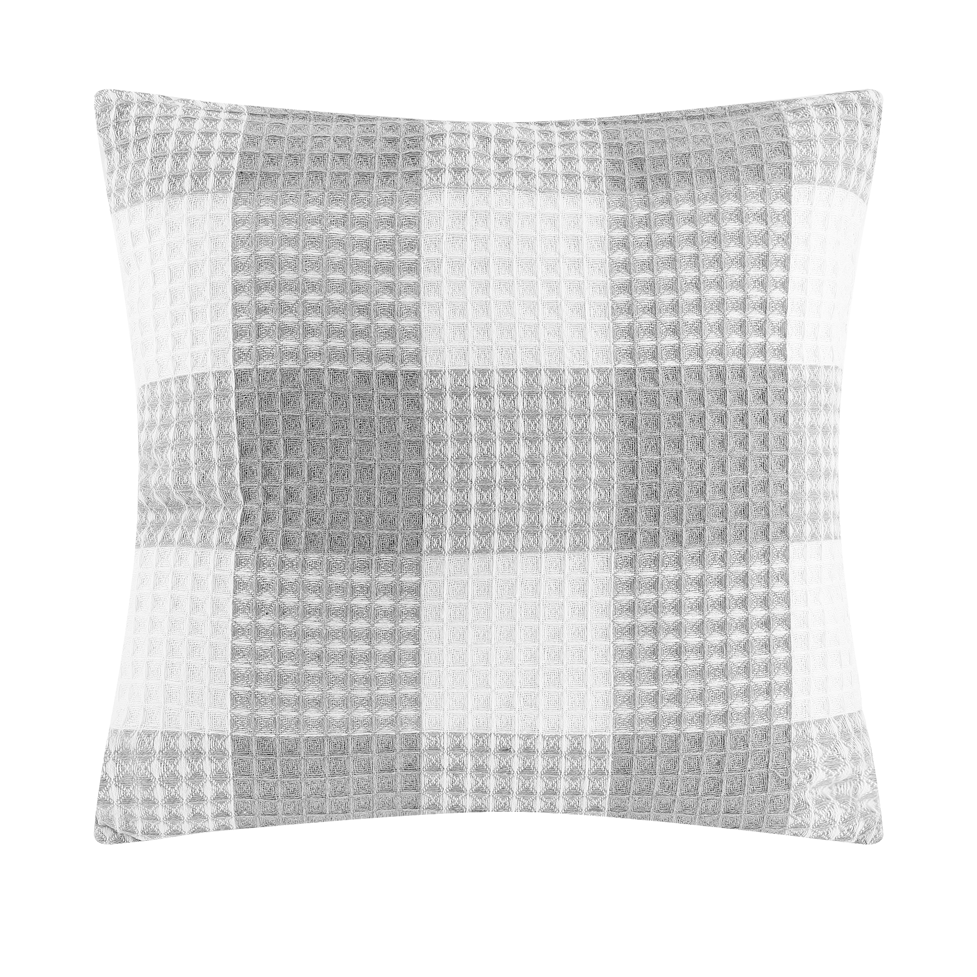 Подушка вафельная Homelines textiles check 45х45см grey