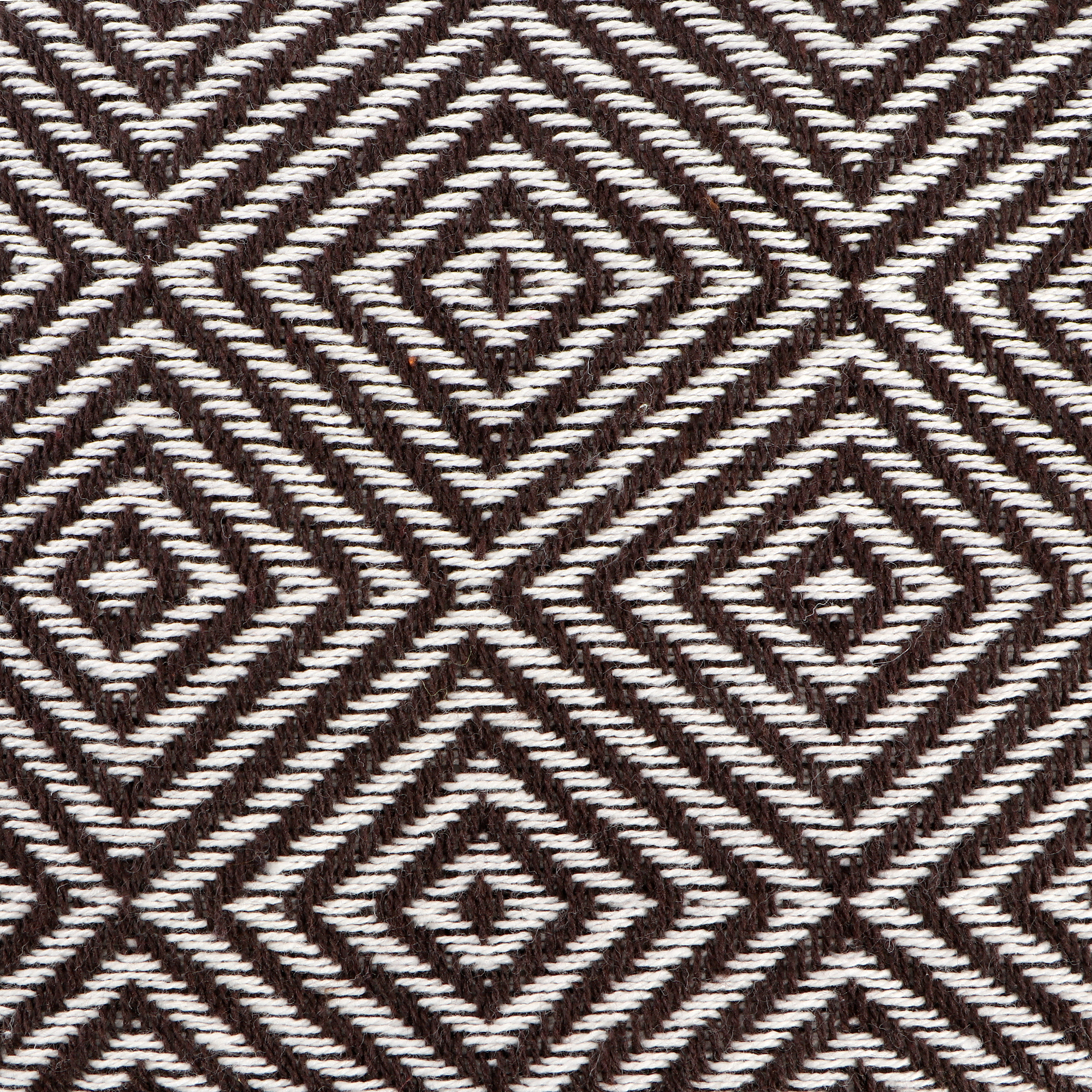 Плед Homelines textiles diamond 140x200cm dark brown, цвет темно-коричневый - фото 3
