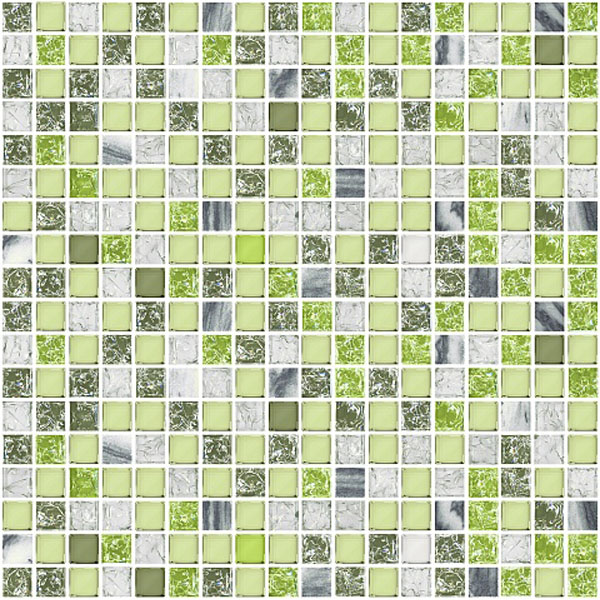 фото Мозаика azori элара verde mgr1502 30х30 см азори