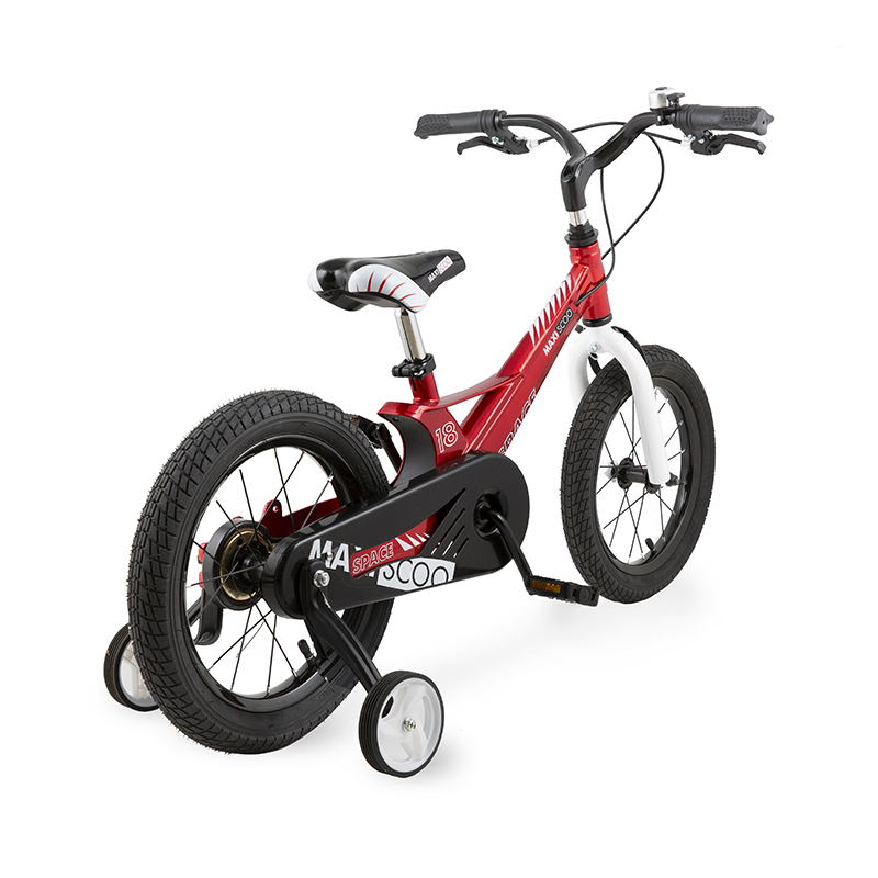 фото Велосипед двухколесный детский maxiscoo space, стандарт, 18", красный