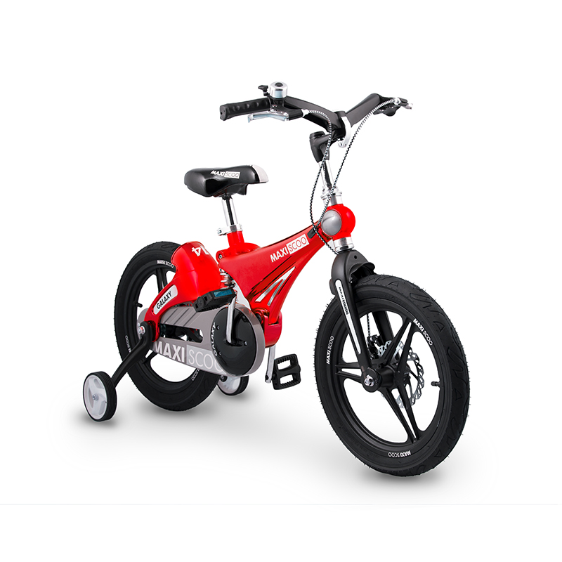 фото Велосипед двухколесный детский maxiscoo galaxy, делюкс, 14", красный