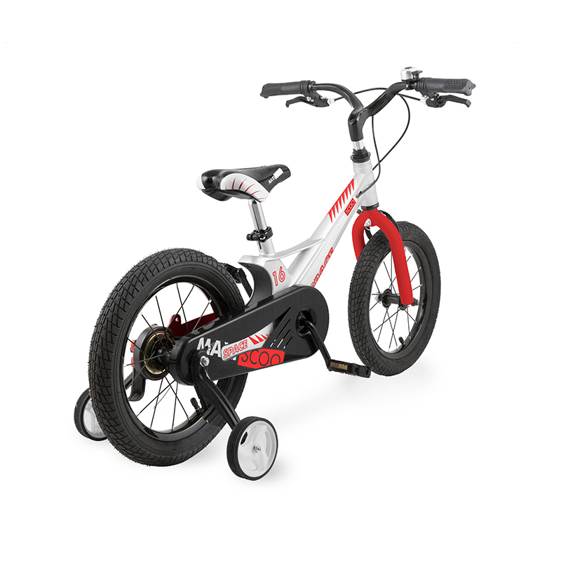 фото Велосипед двухколесный детский maxiscoo space, стандарт, 16", белый матовый