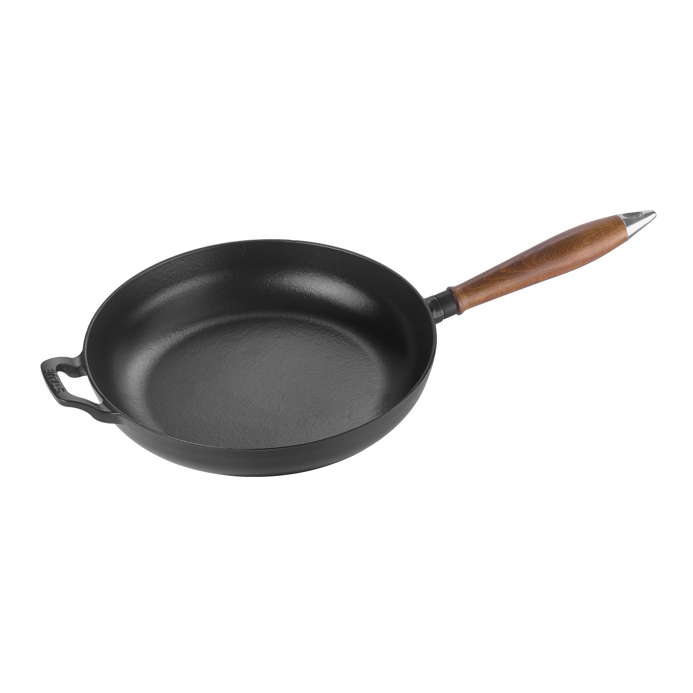 Сковорода чугунная Staub Pans 24 см, цвет чёрный - фото 1
