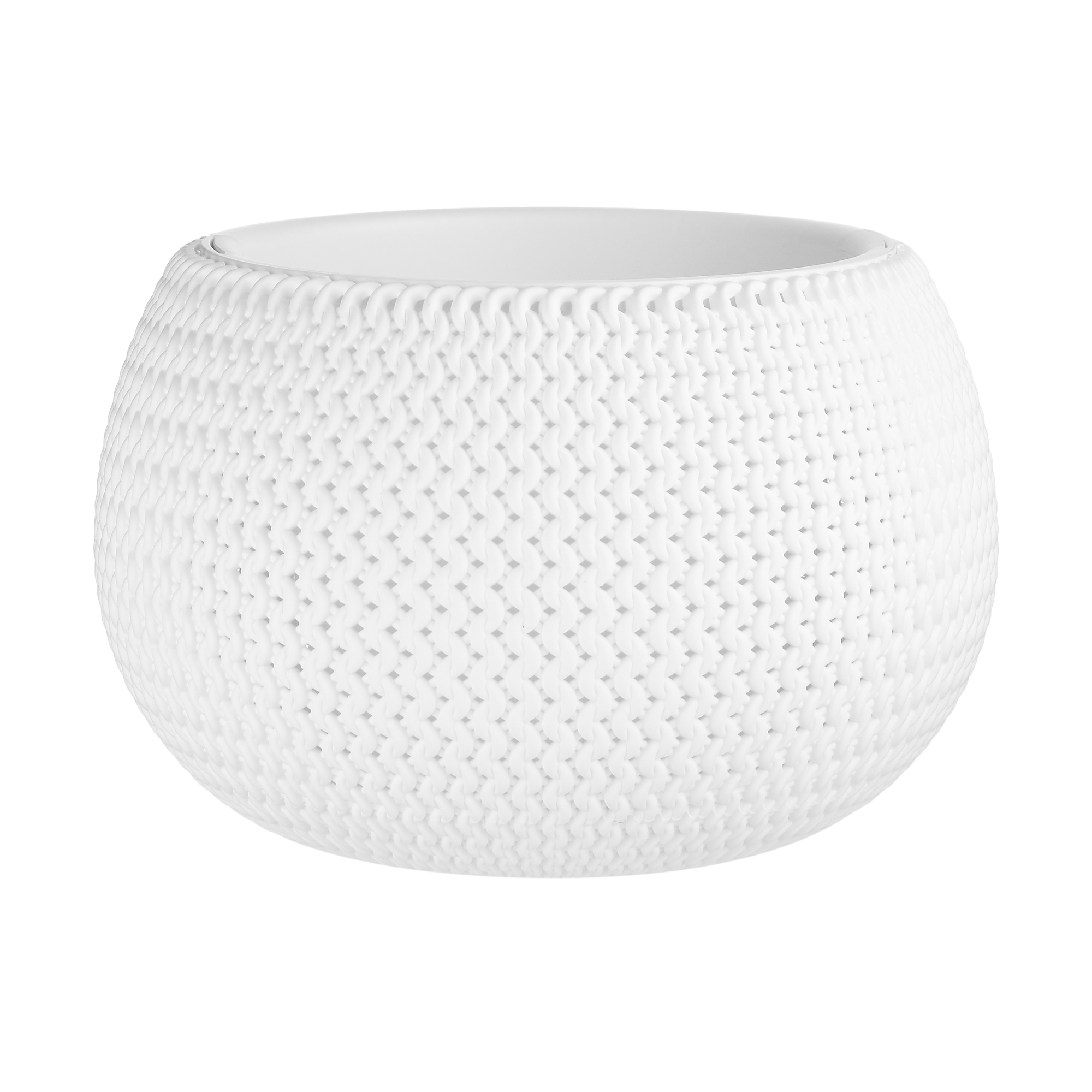 Кашпо подвесное Prosperplast splofy bowl 29см белое, цвет белый - фото 1
