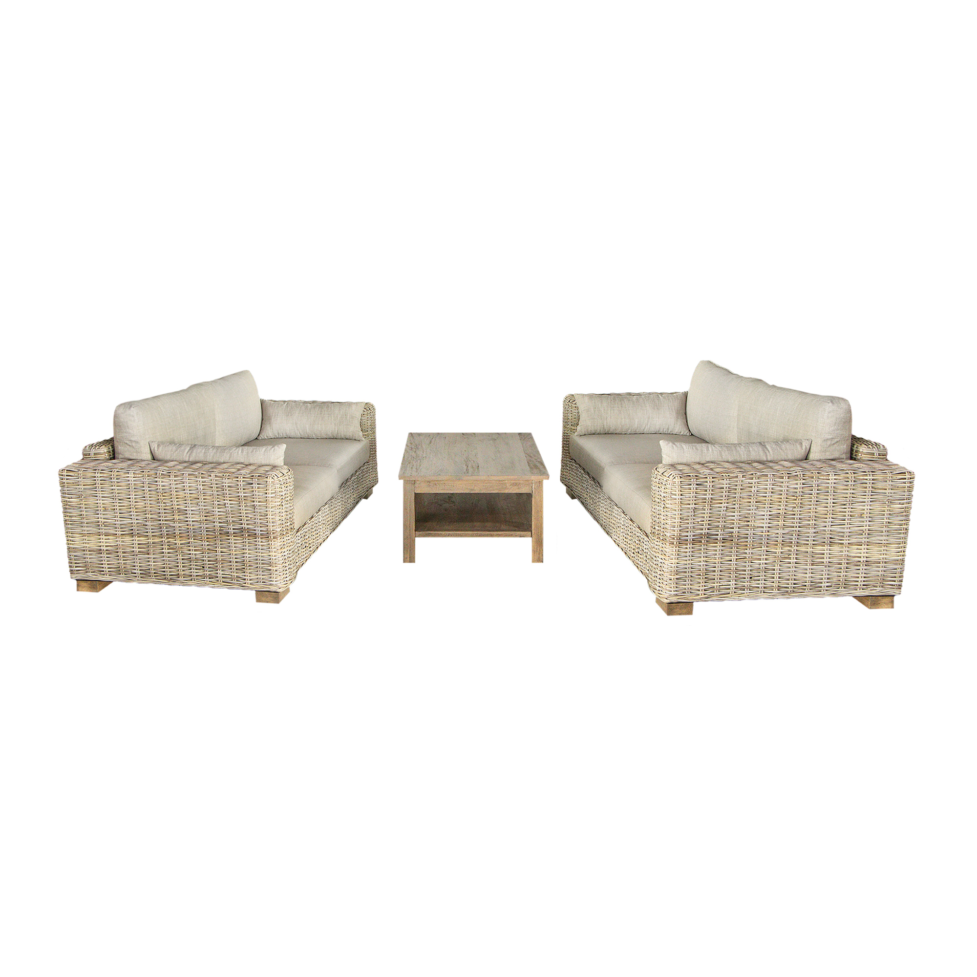 фото Комплект мебели bizzotto: 2 дивана+столик