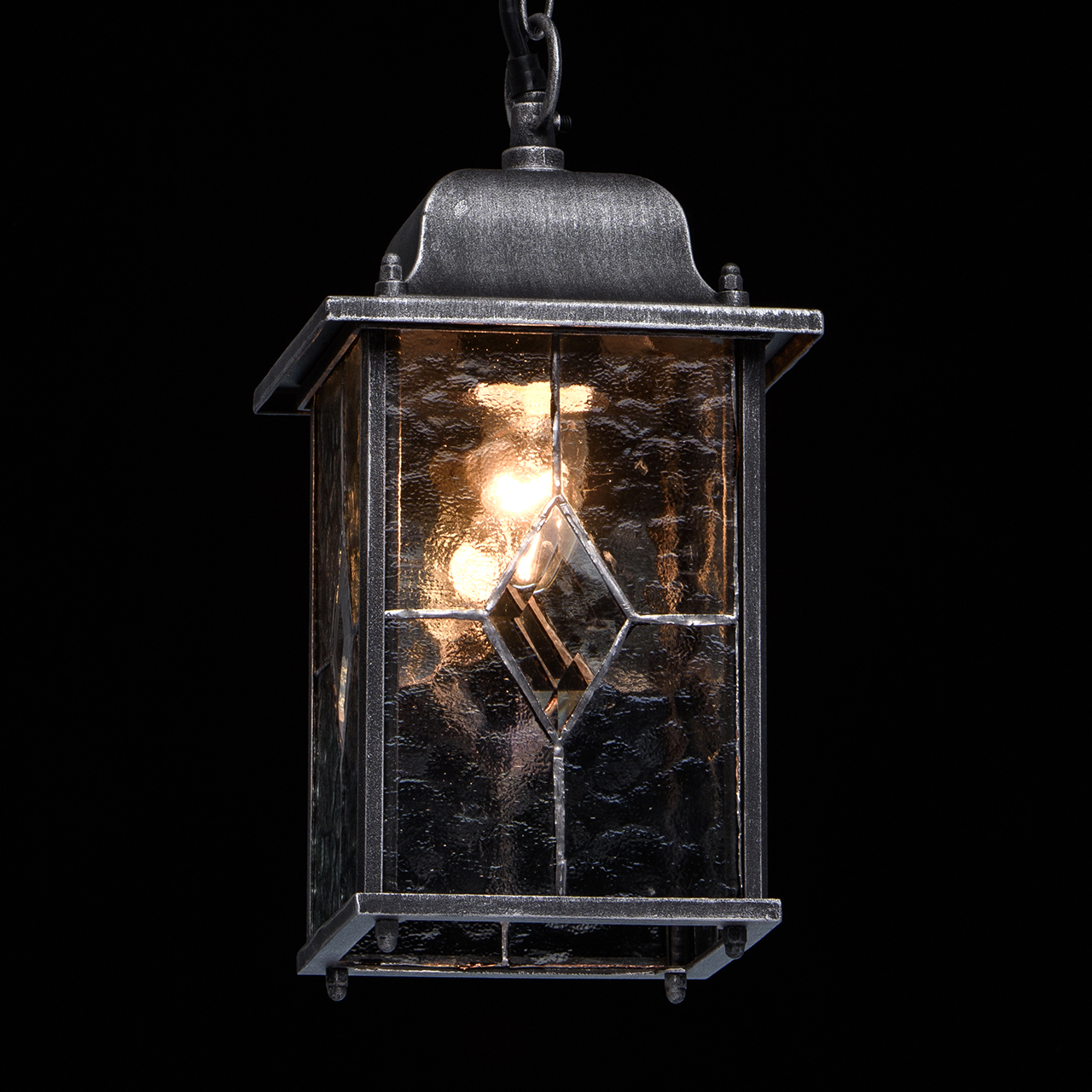 Светильник De markt 813010401 1/95w e27 ip44, цвет черный, серебряная патина - фото 3