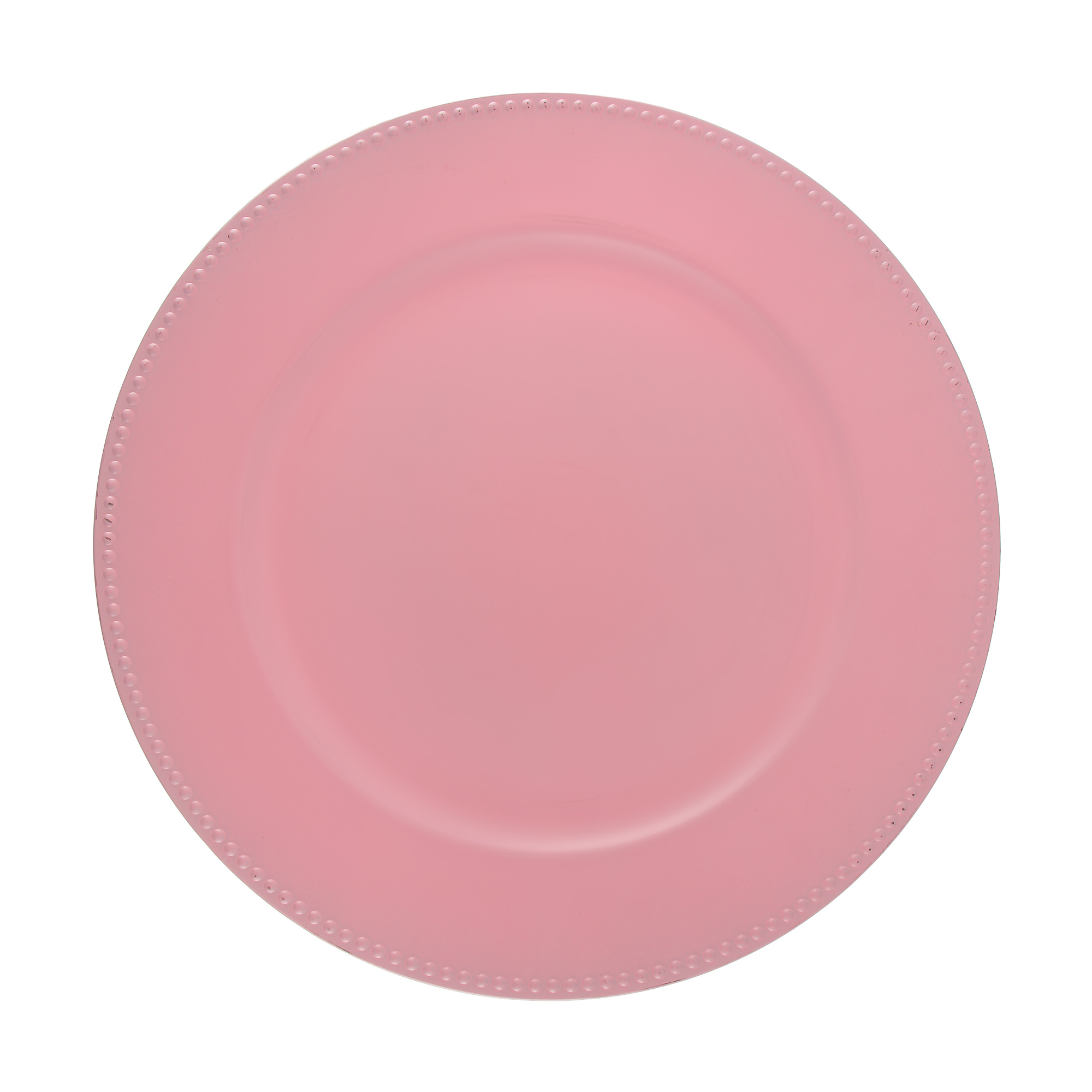 Блюдо декоративное Dekor pap розовое 33см, цвет розовый