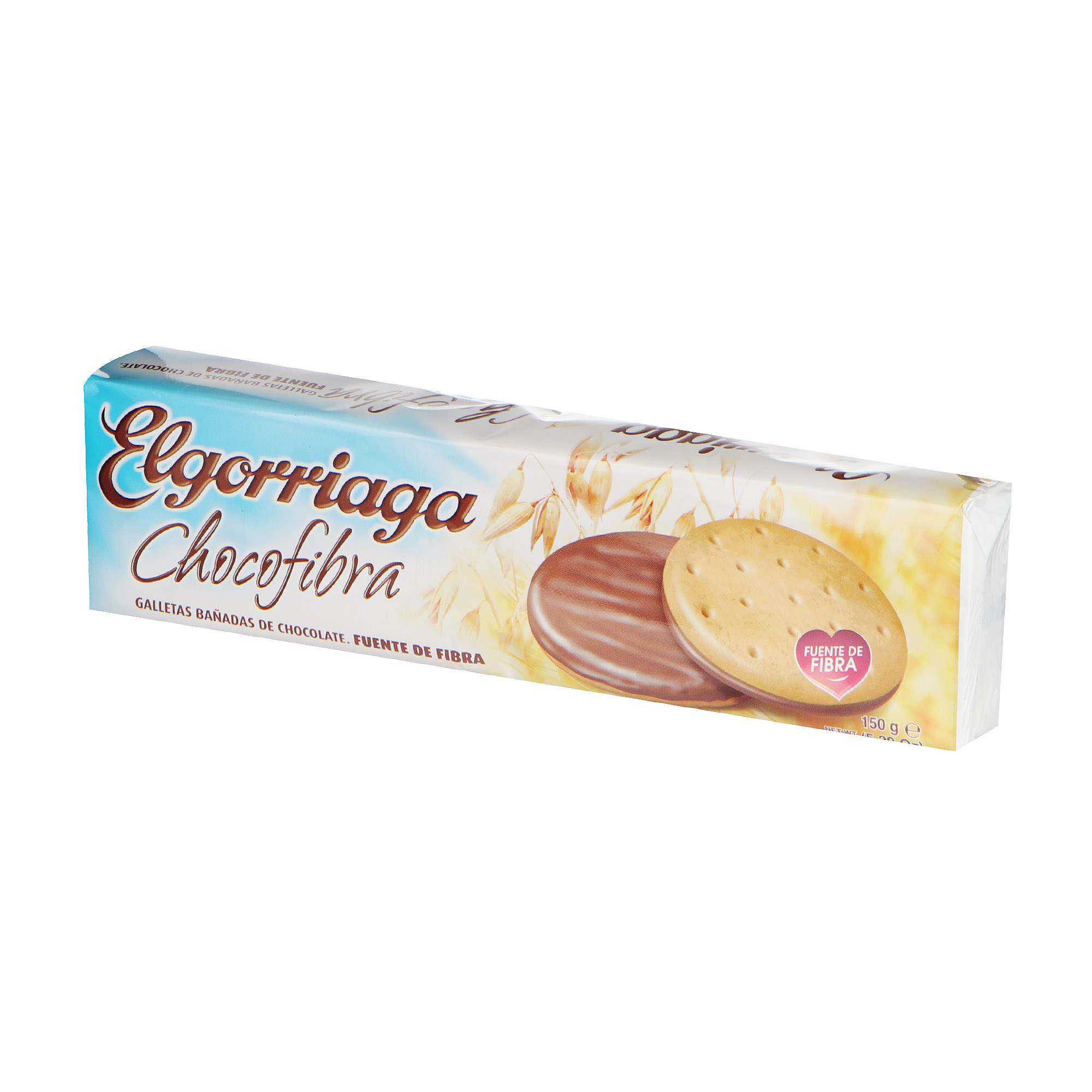 фото Печенье elgorriaga chocofibra в шоколадной глазури 150 г