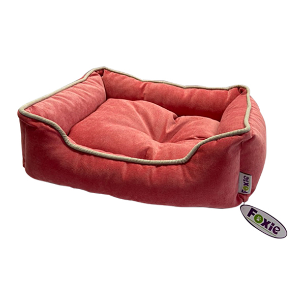 Лежак для животных Foxie Colour 70х60х23см розовый, размер для средних пород - фото 1