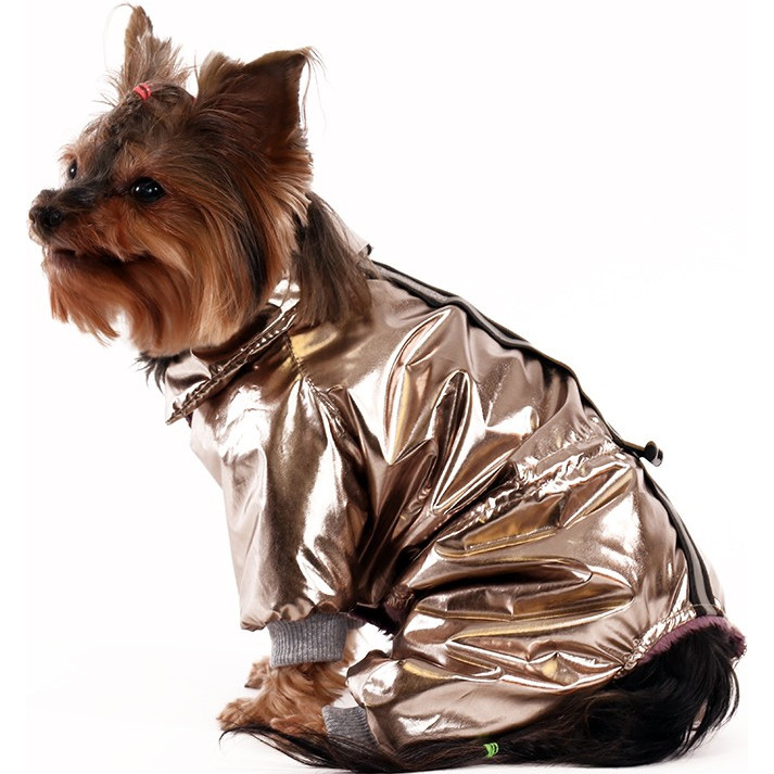 фото Комбинезон для собак yoriki глазурь бронзовая унисекс хl 32 см
