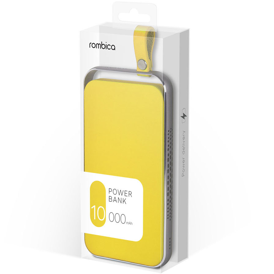 фото Внешний аккумулятор rombica neo electron 10000 мач yellow