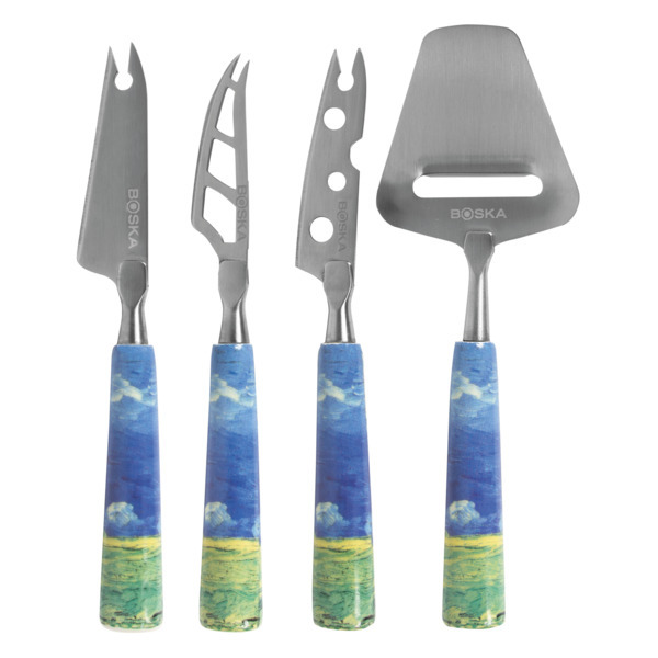 Набор ножей для сыра Boska Ван Гог 4 шт, цвет стальной - фото 1