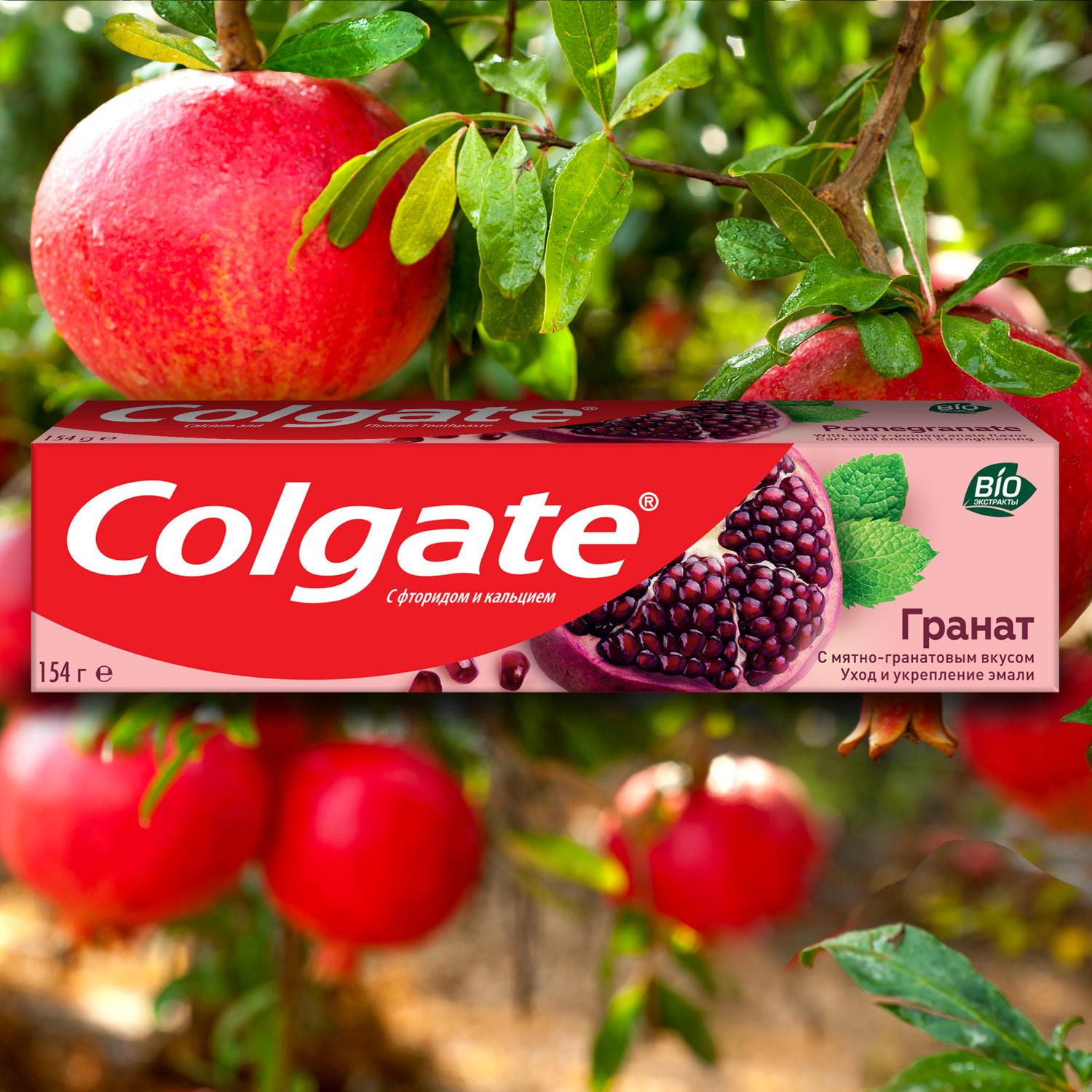 фото Укрепляющая зубная паста colgate гранат с мятно-гранатовым вкусом 100 мл colgate-palmolive