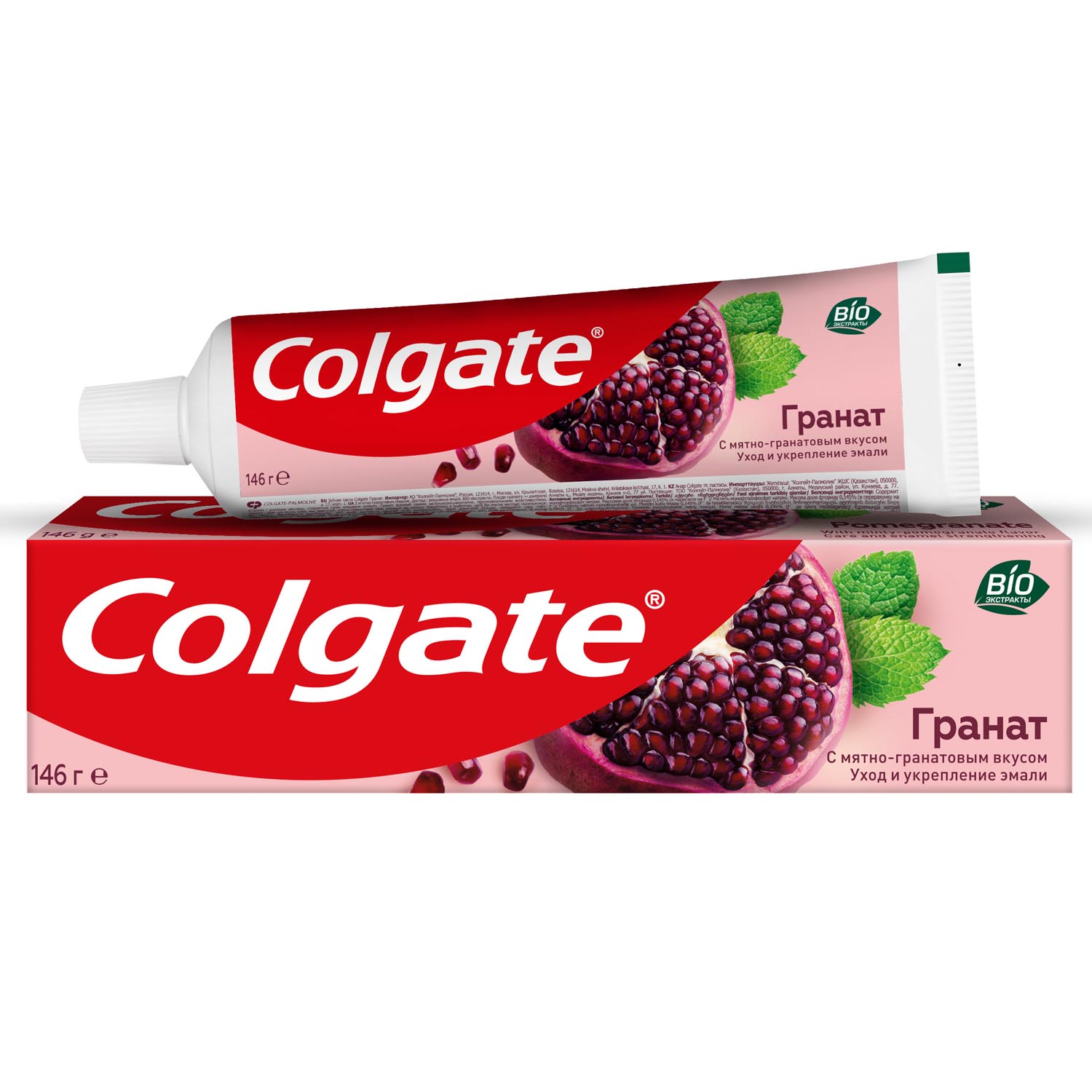 фото Укрепляющая зубная паста colgate гранат с мятно-гранатовым вкусом 100 мл colgate-palmolive