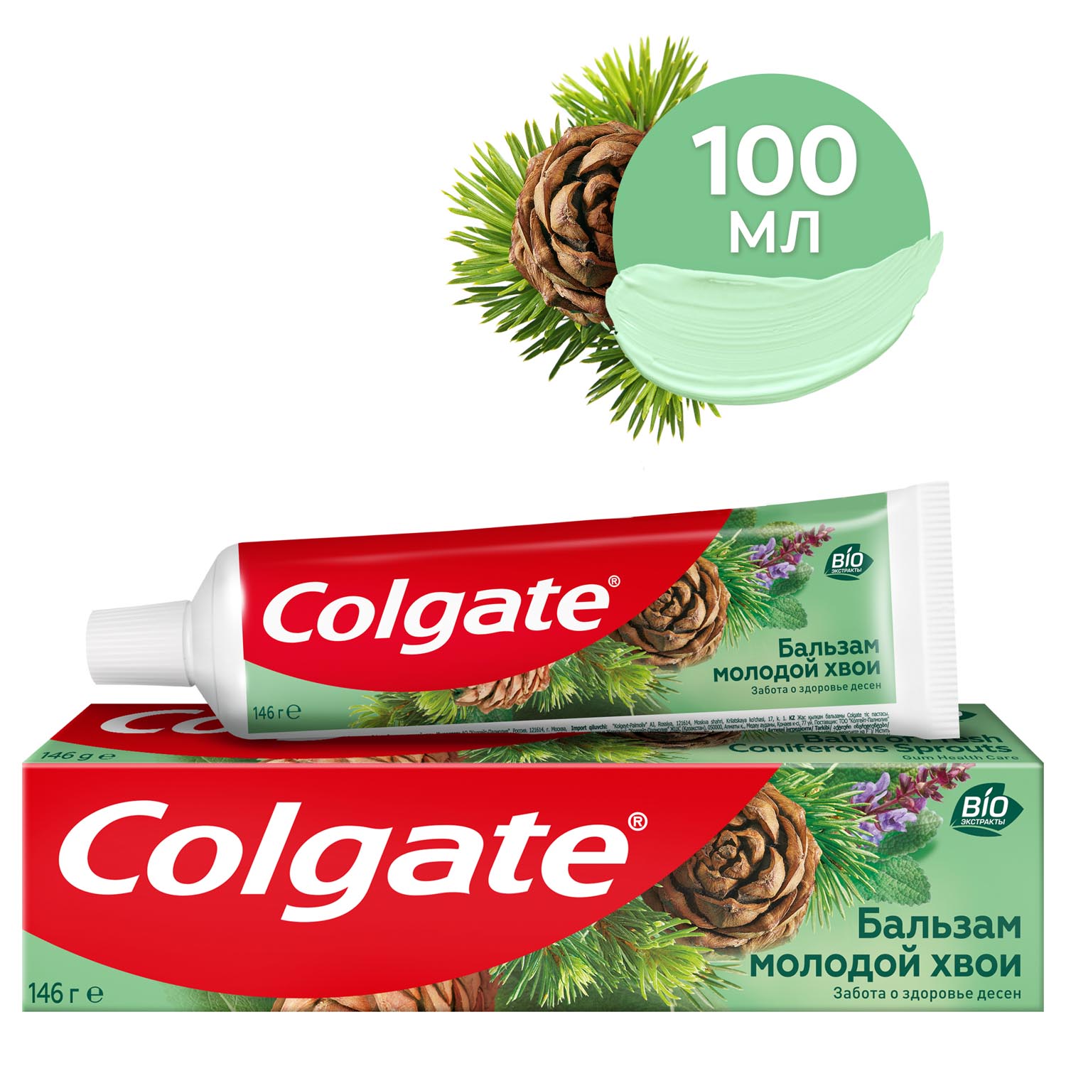 Паста зубная Colgate-palmolive хвойный бальзам 100 мл - фото 1