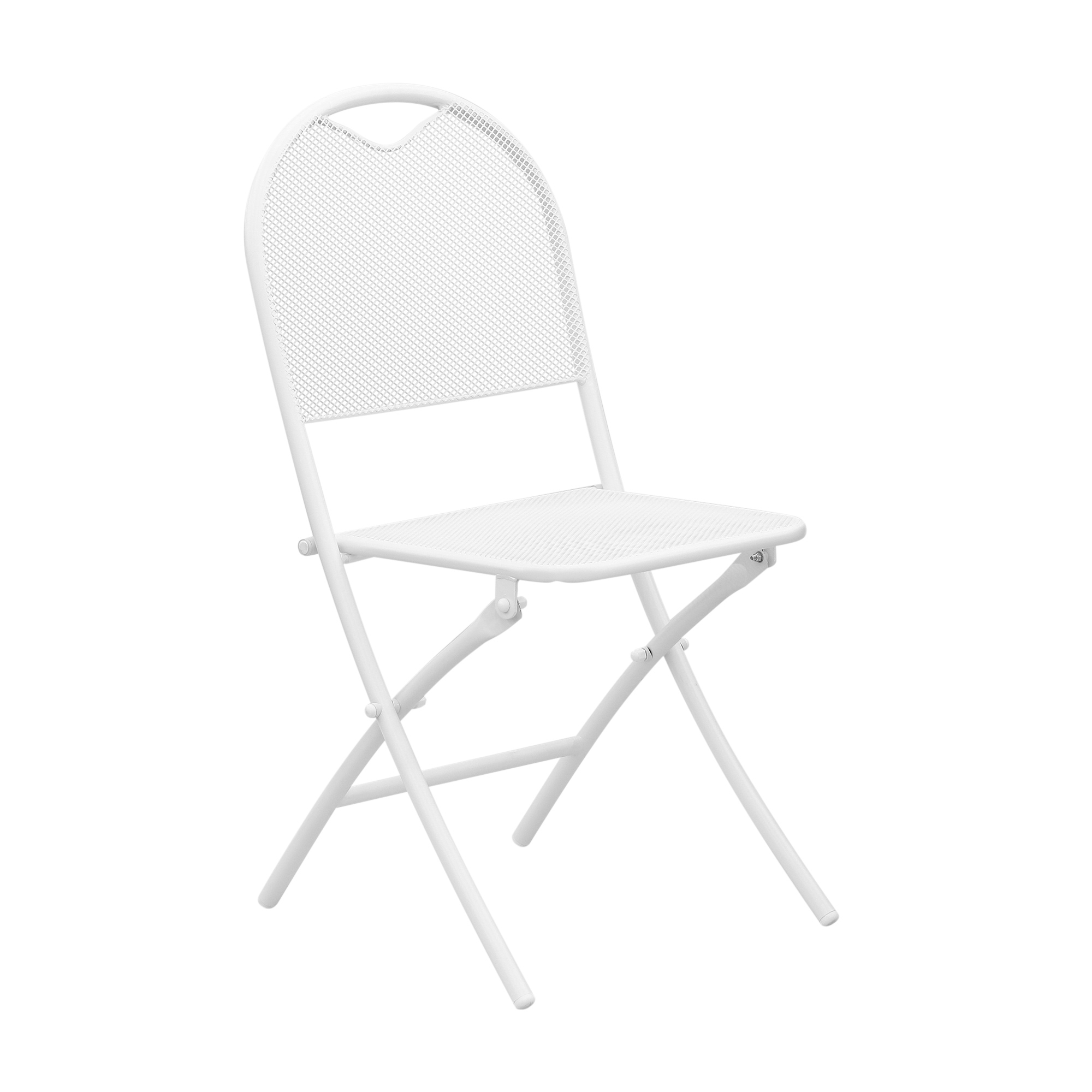 фото Стул складной koopman furniture белый 52,5x88x46,5 см