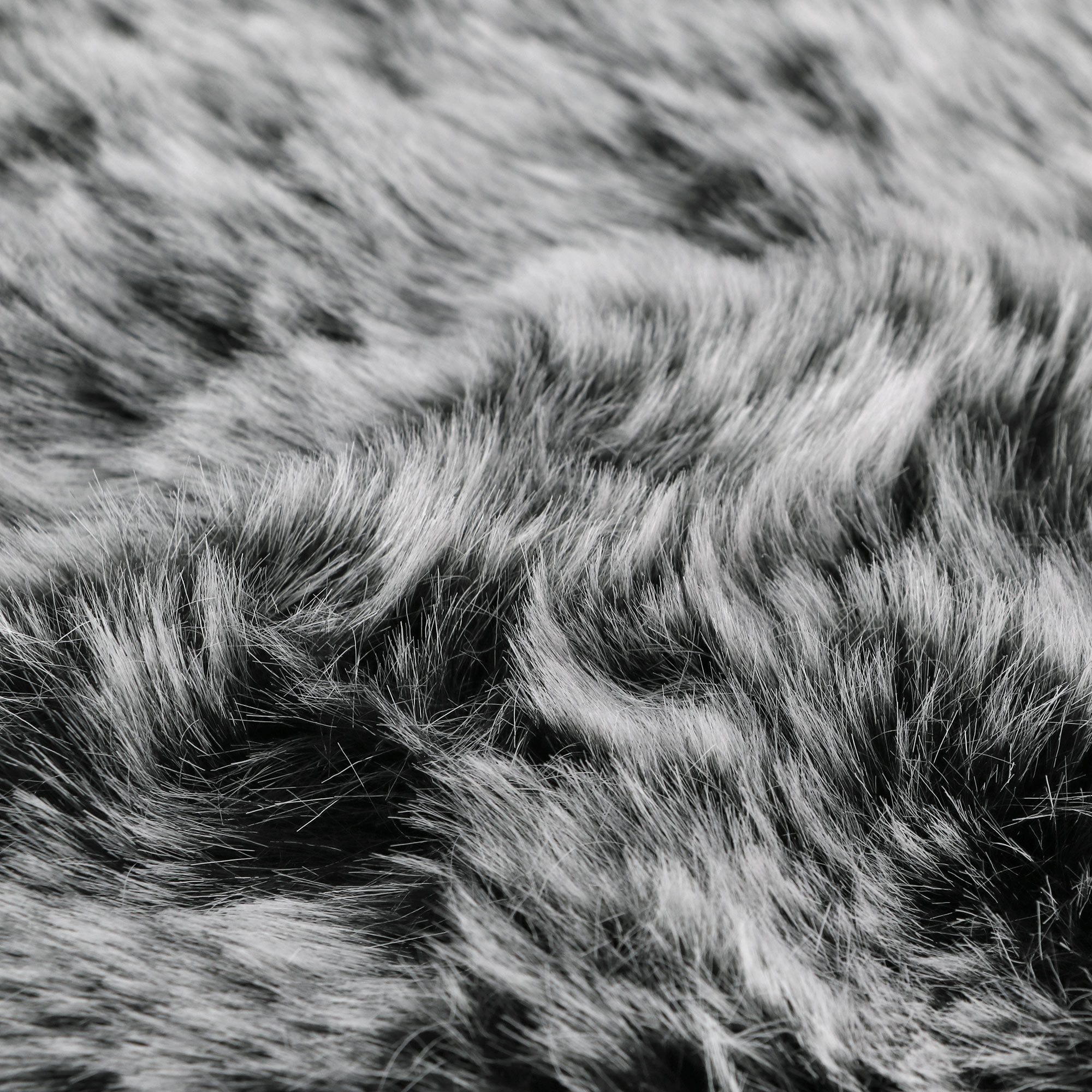 Шкура Ковровые галереи 60х110  овчина искусственная D.bl tip wh.1шк, цвет серый - фото 2
