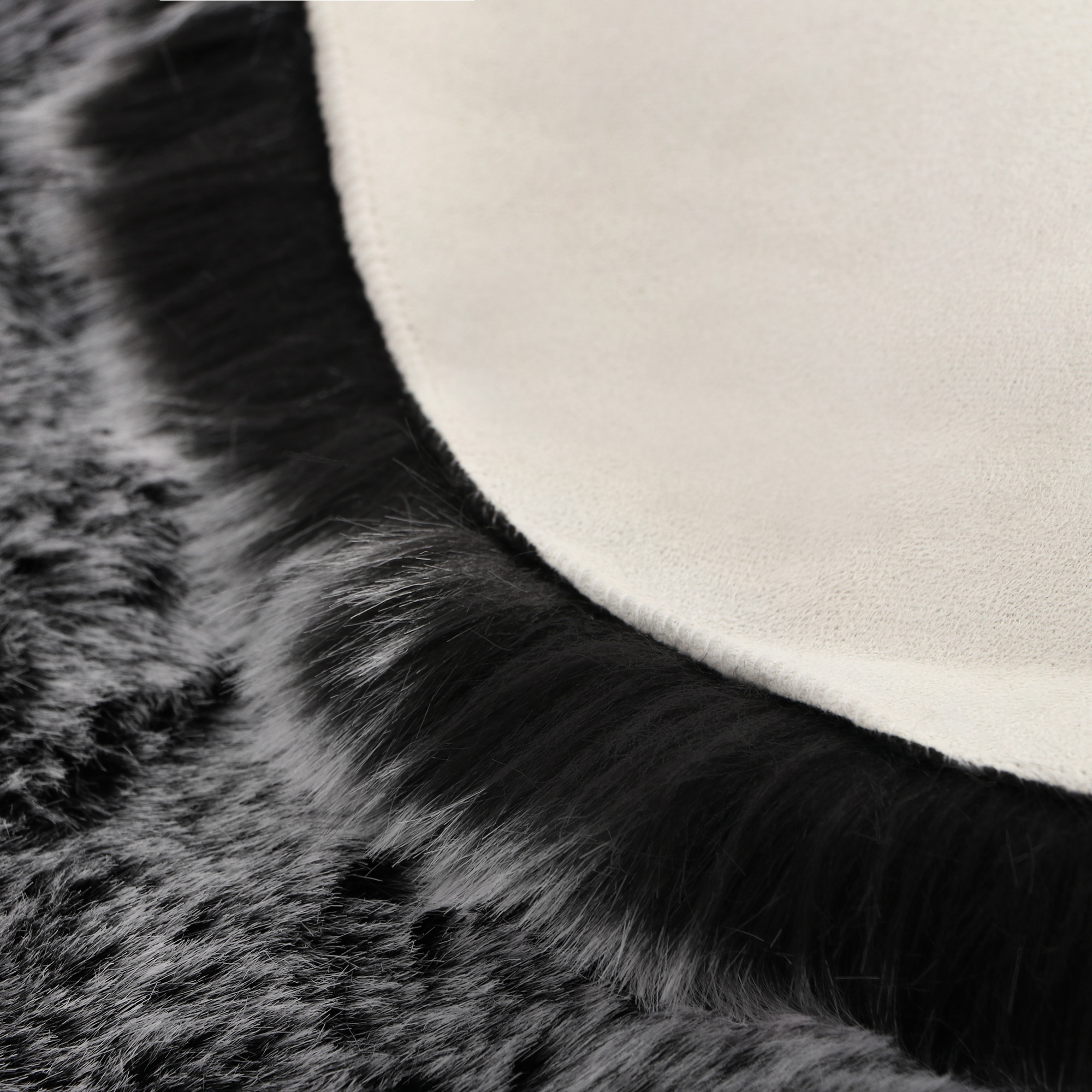 Шкура Ковровые галереи 60х110  овчина искусственная D.bl tip wh.1шк, цвет серый - фото 3