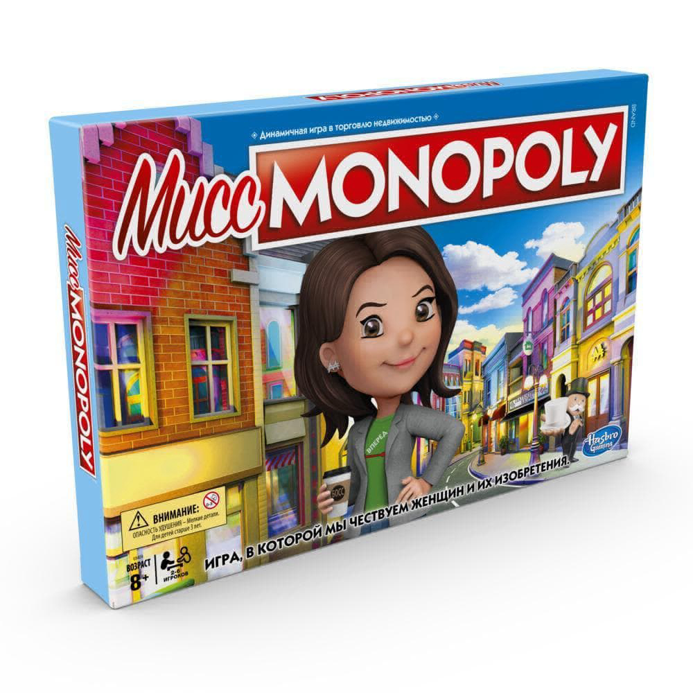 

Игра настольная Hasbro Мисс Монополия