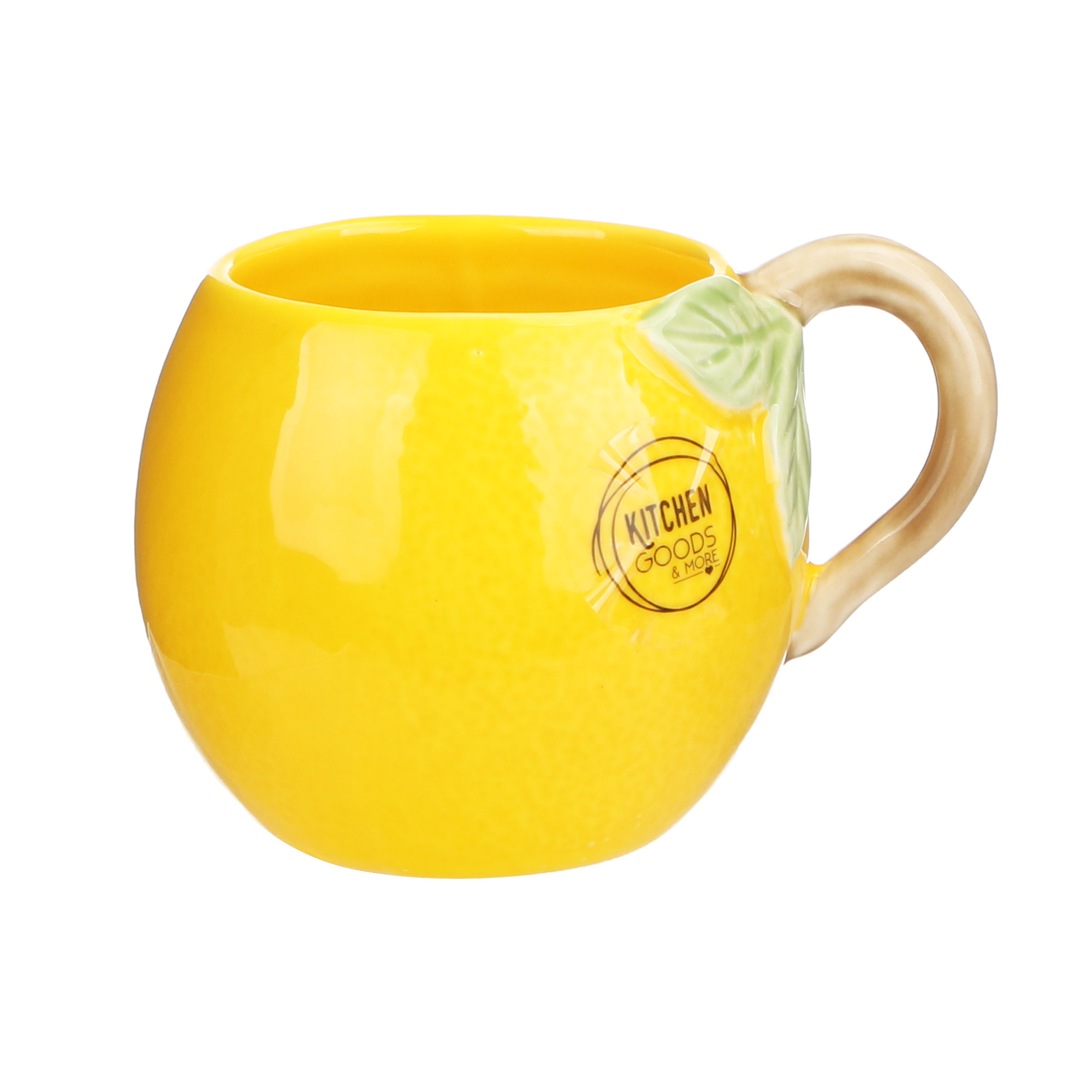Кружка Kaeming Лимон фарфор, цвет жёлтый - фото 1