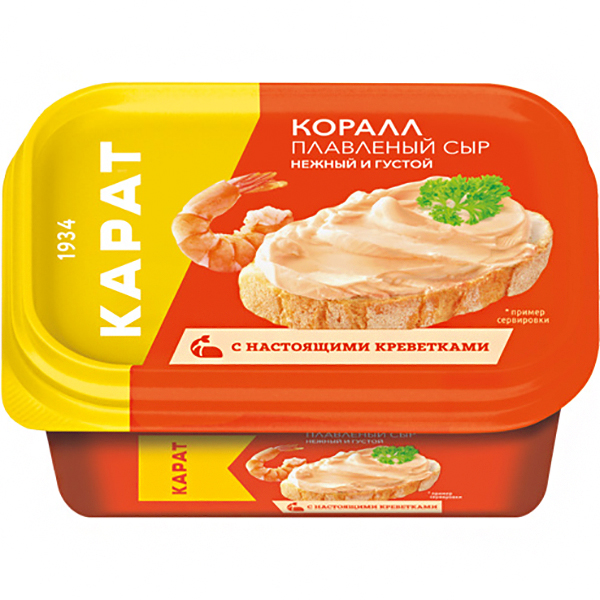 

Сыр плавленый Карат Коралл 45% 400 г