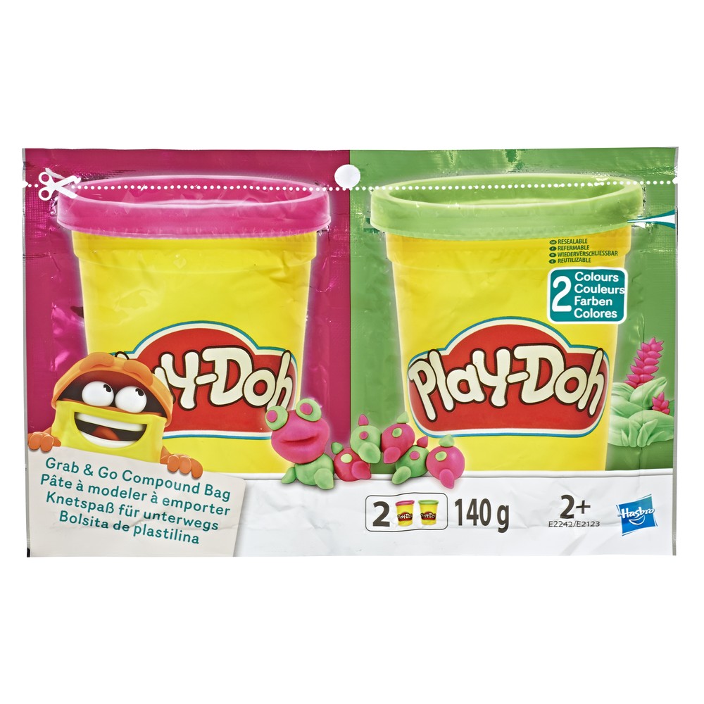 фото Набор для лепки play-doh возьми с собой 2 цвета hasbro play-doh